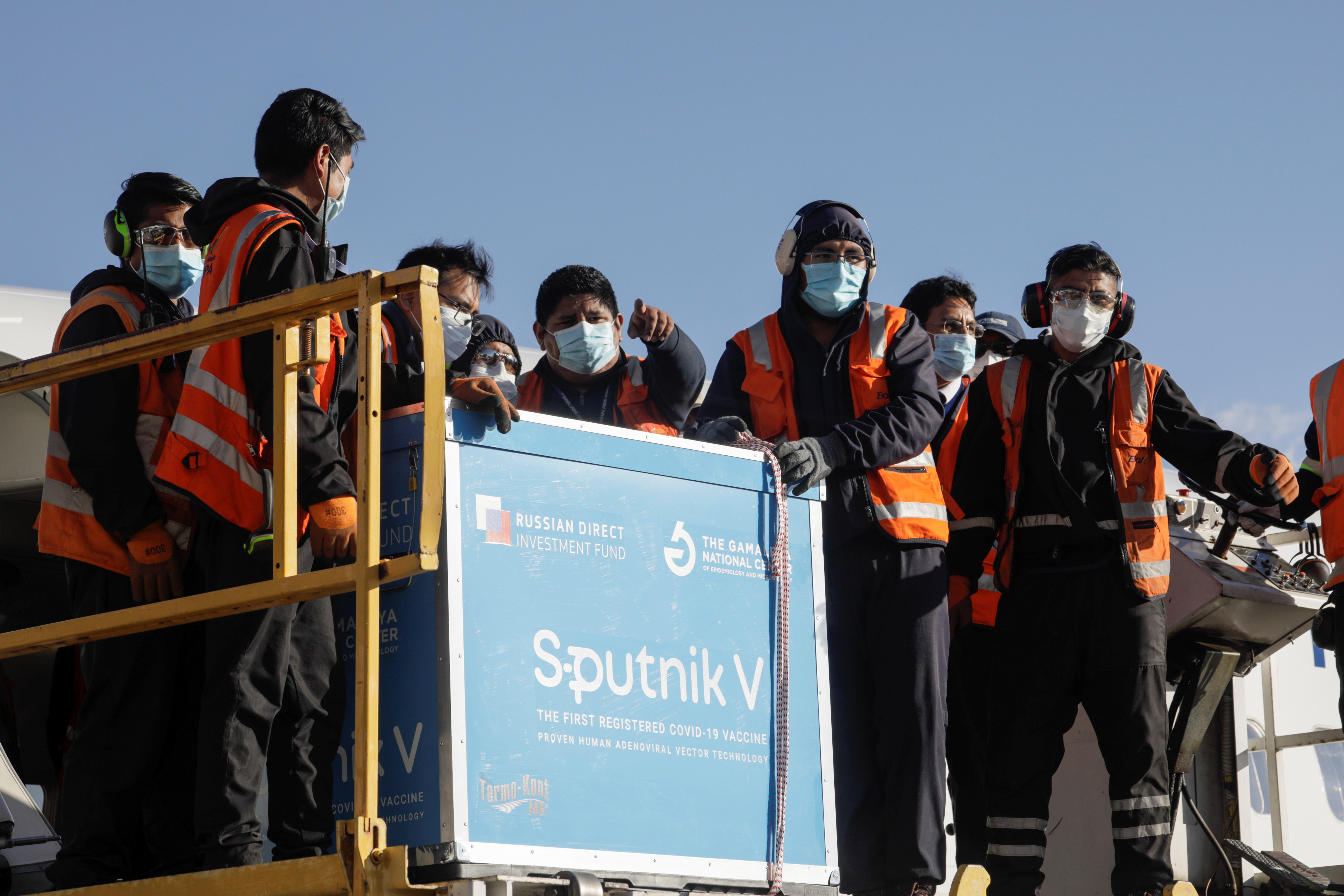 The first batch of the Sputnik V COVID-19 vaccine arrives in Bolivia