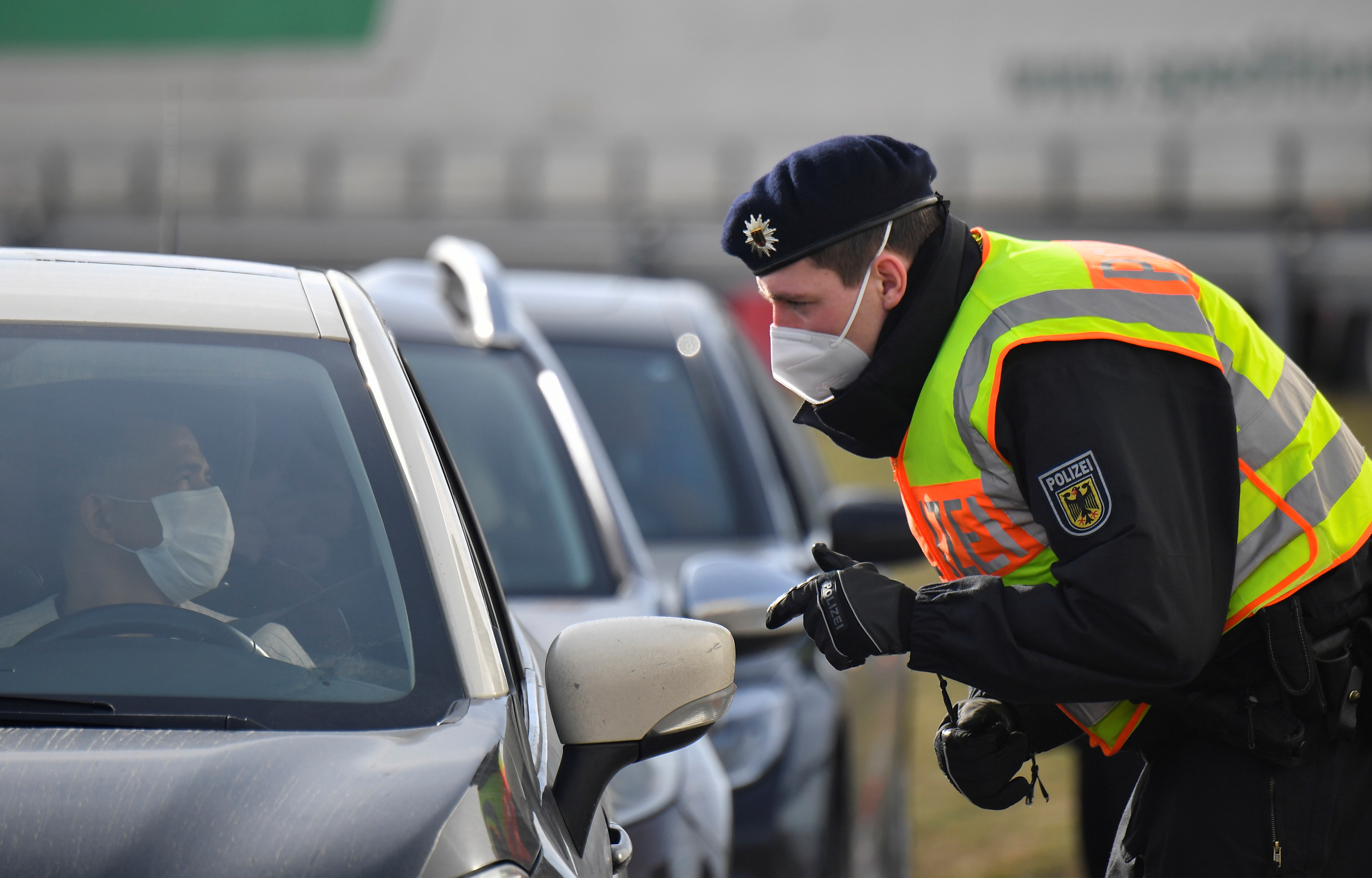granični prijelaz, njemačka granica, granični policajac, njemačka, koronavirus, korona, pandemija