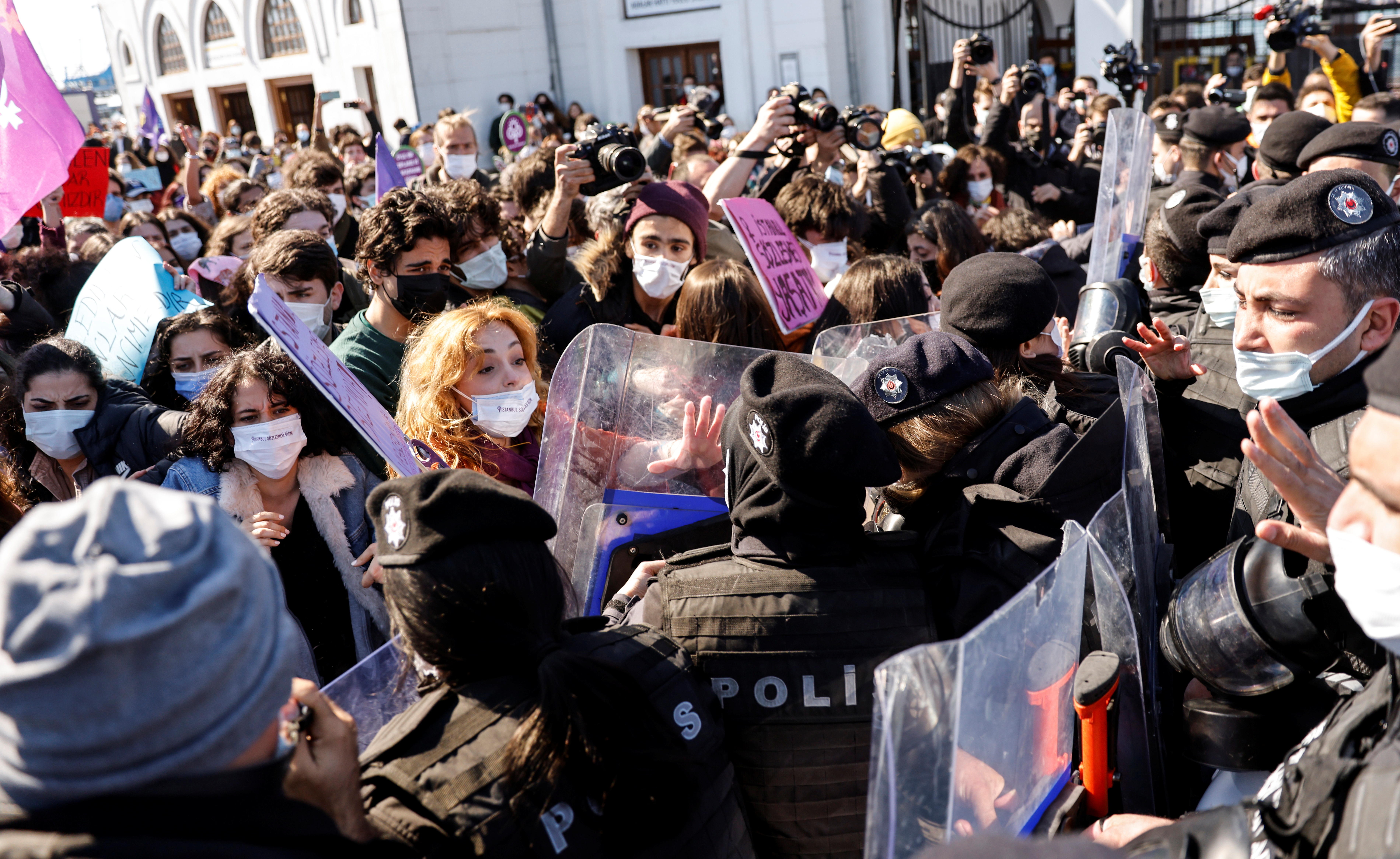turska prosvjed, istanbulska konvencija prosvjed