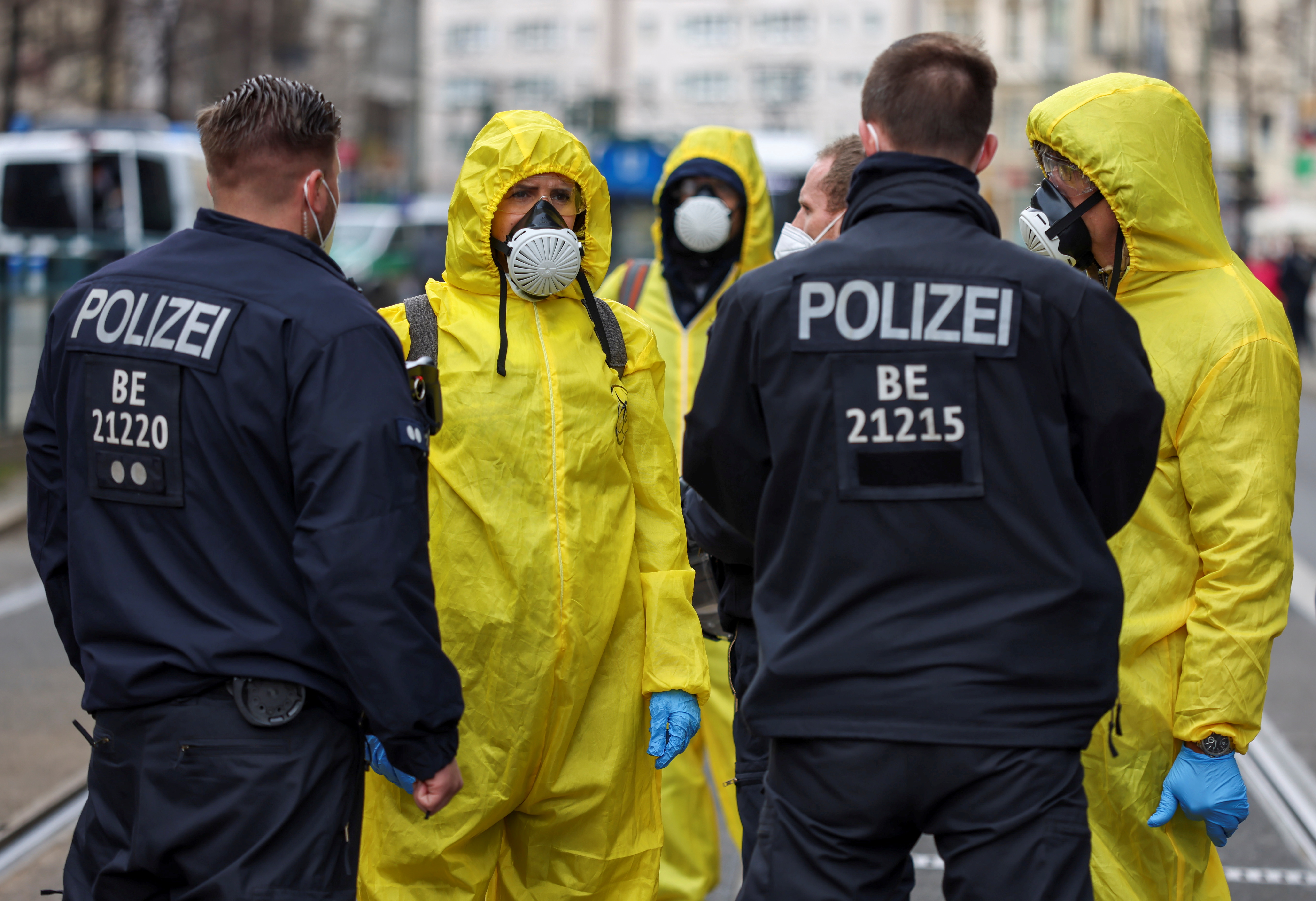 Njemačka, prosvjed protiv mjera, koronavirus