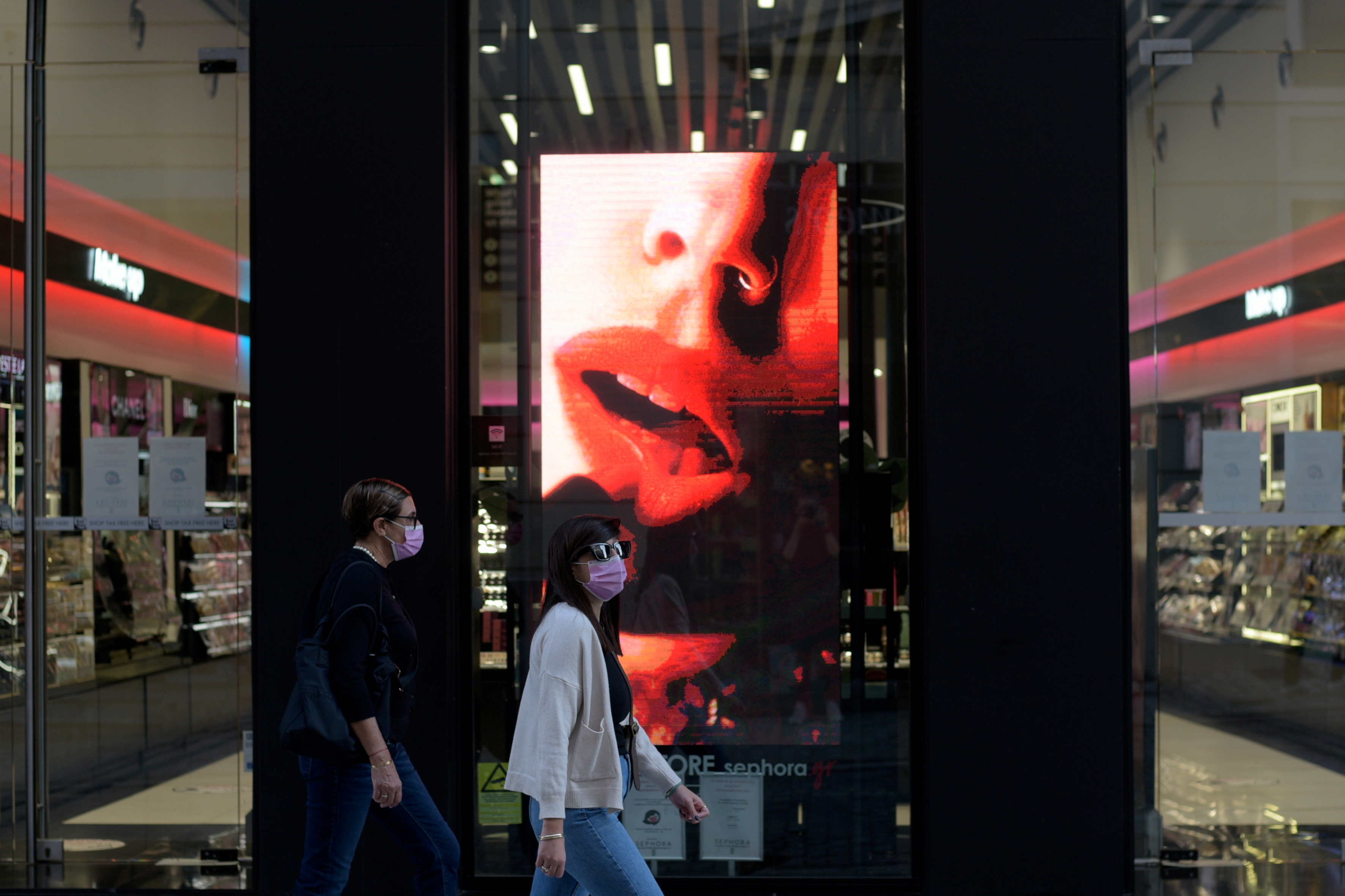 atena, grčka, korona, koronavirus, maska, covid, ljudi