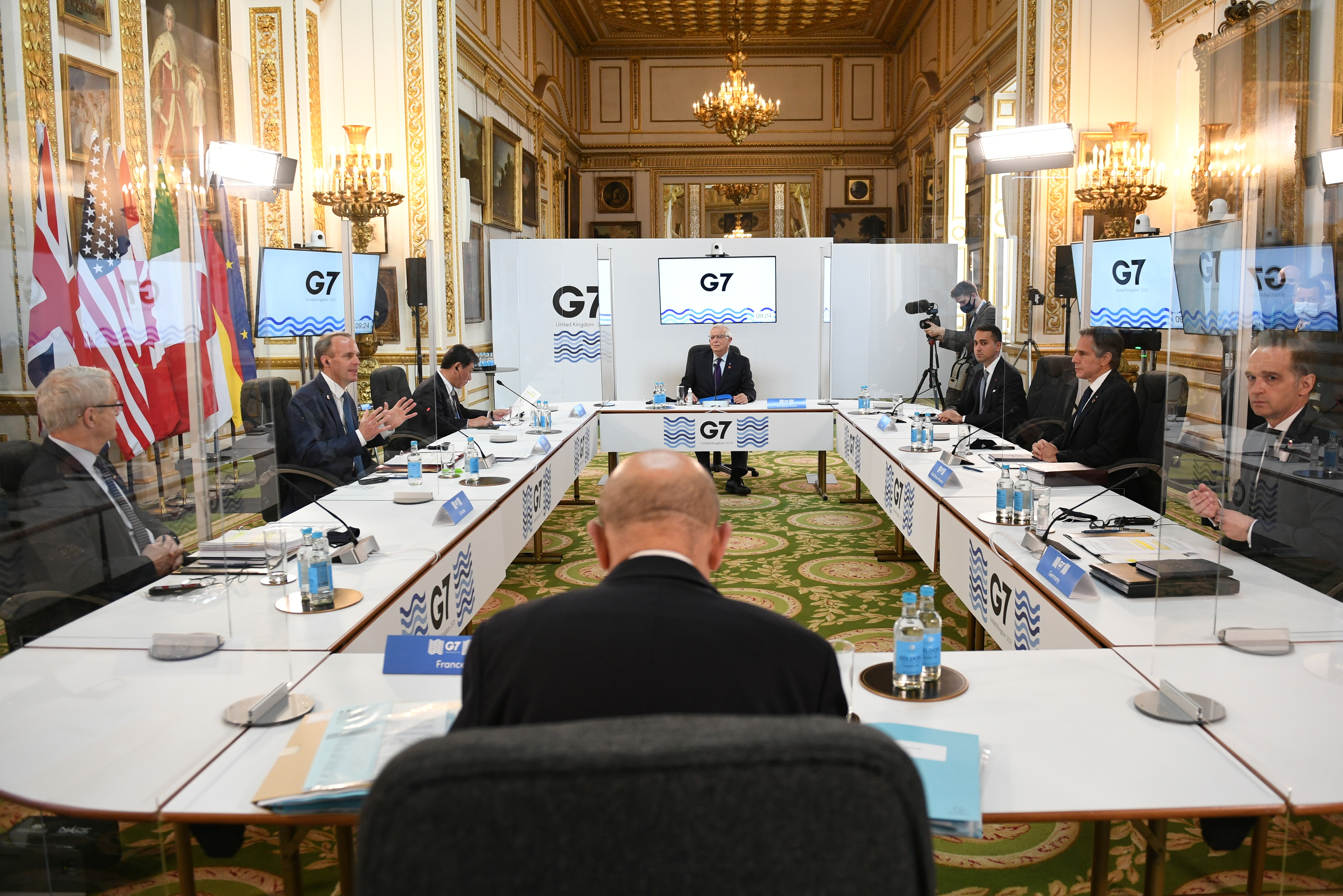 G7 foreign ministers convene in London for the first face-to-face meeting in two years
