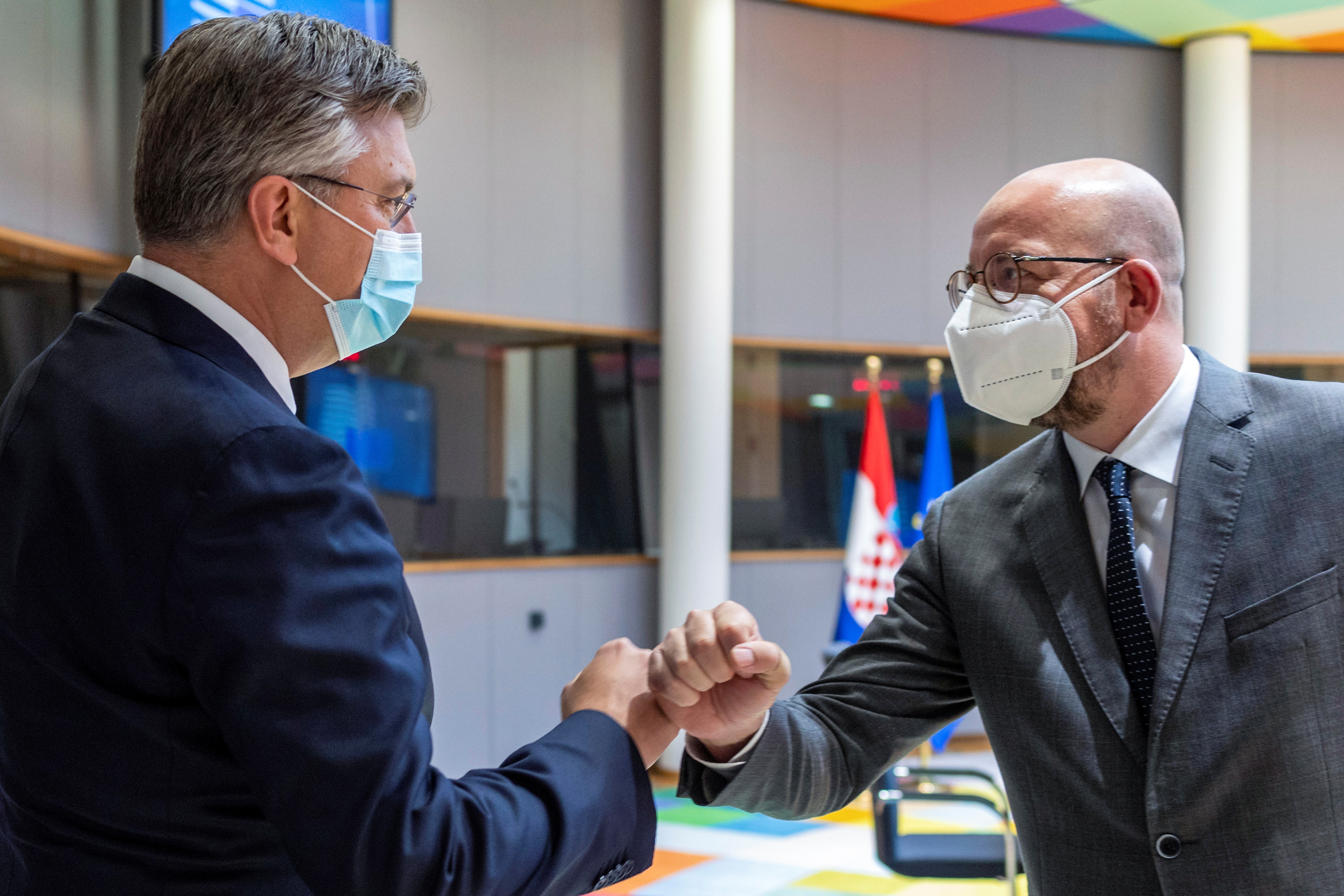 Andrej Plenković, Charles Michel