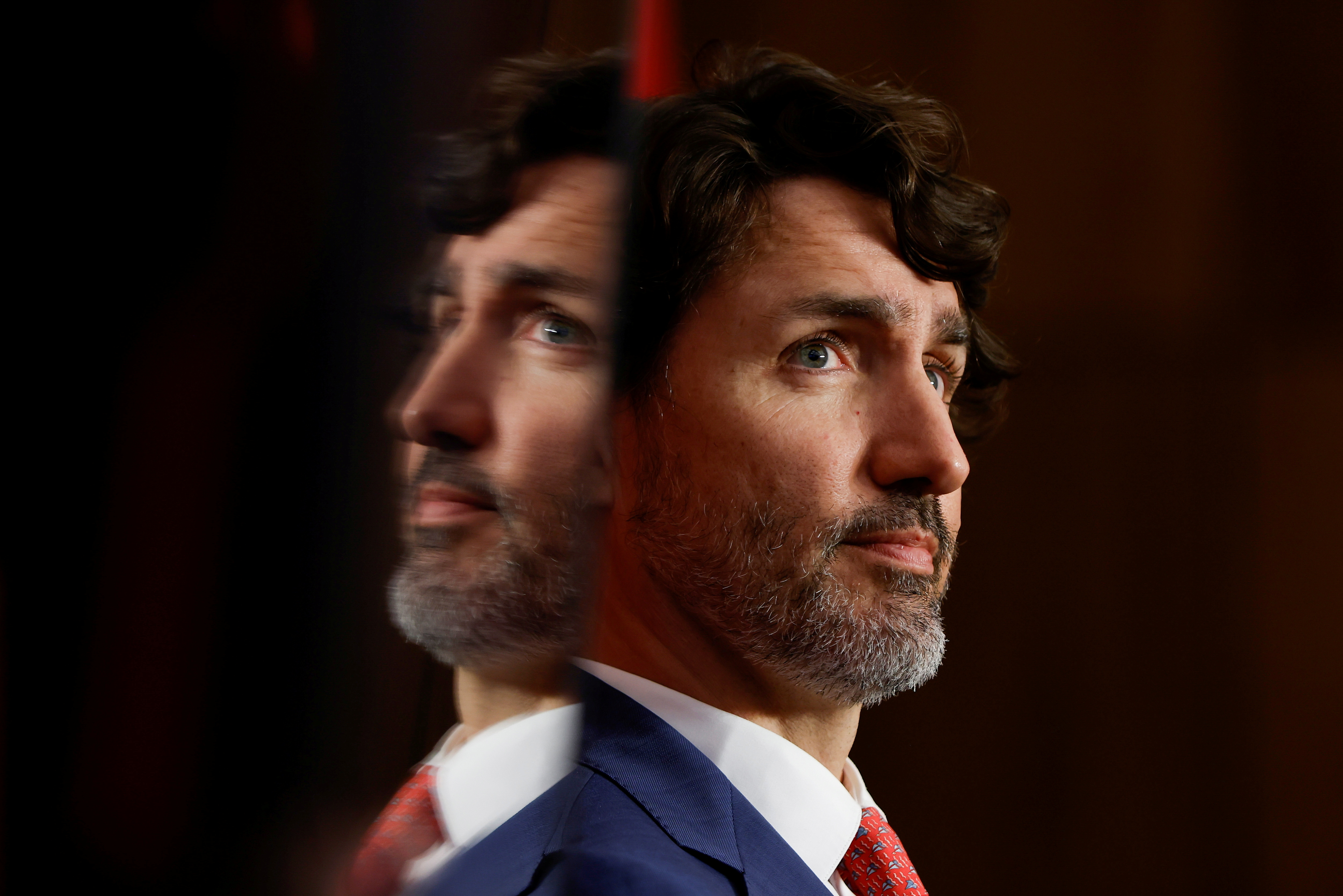 Canada's Prime Minister Justin Trudeau attends a news conference in Ottawa