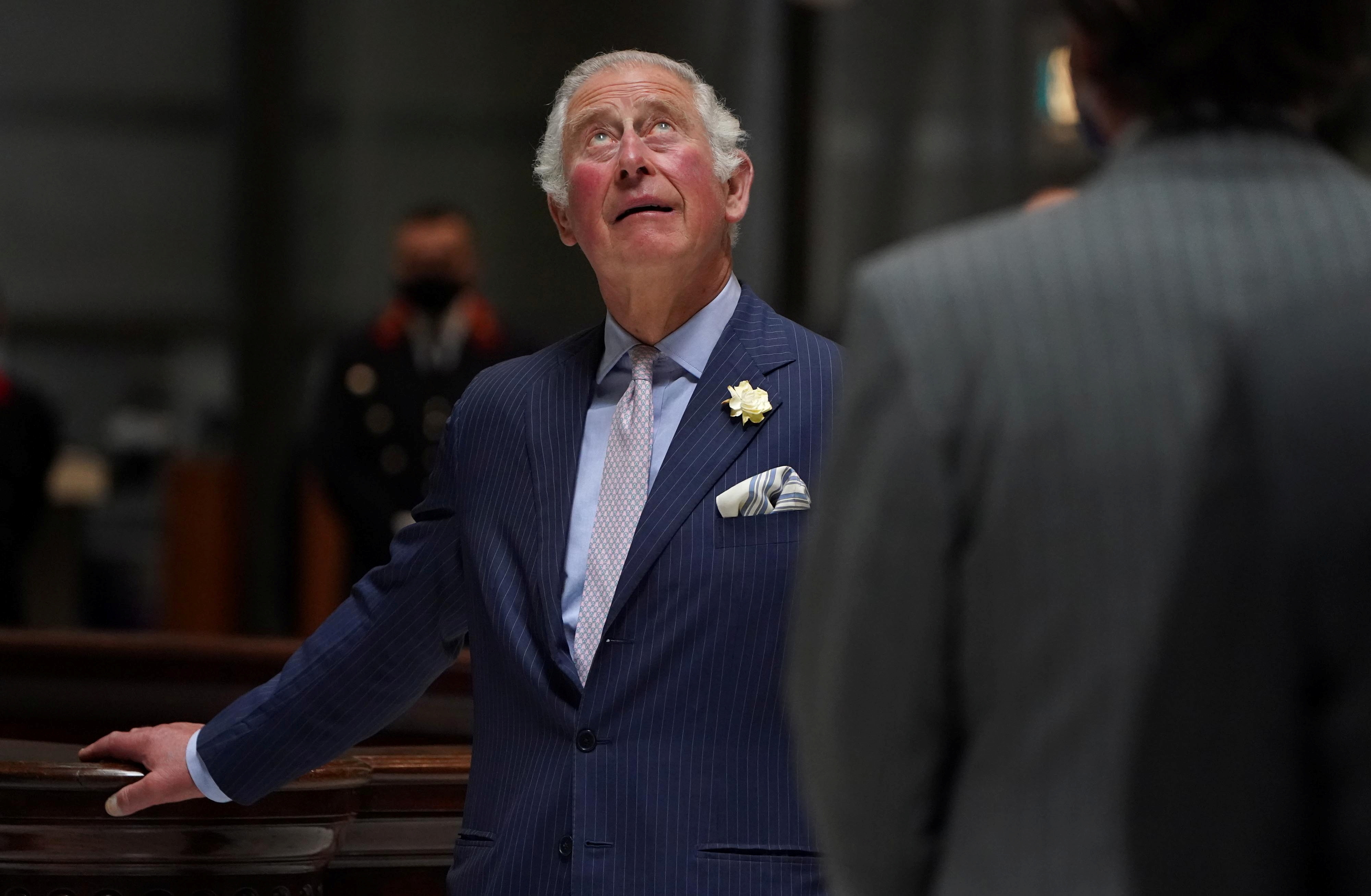 Britain's Prince Charles visits Lloyd's of London