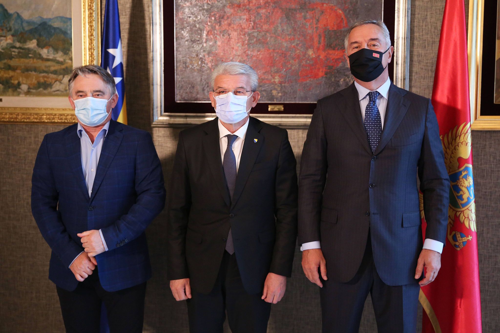 Željko Komšić, Šefika Džaferović, Milo Đukanović