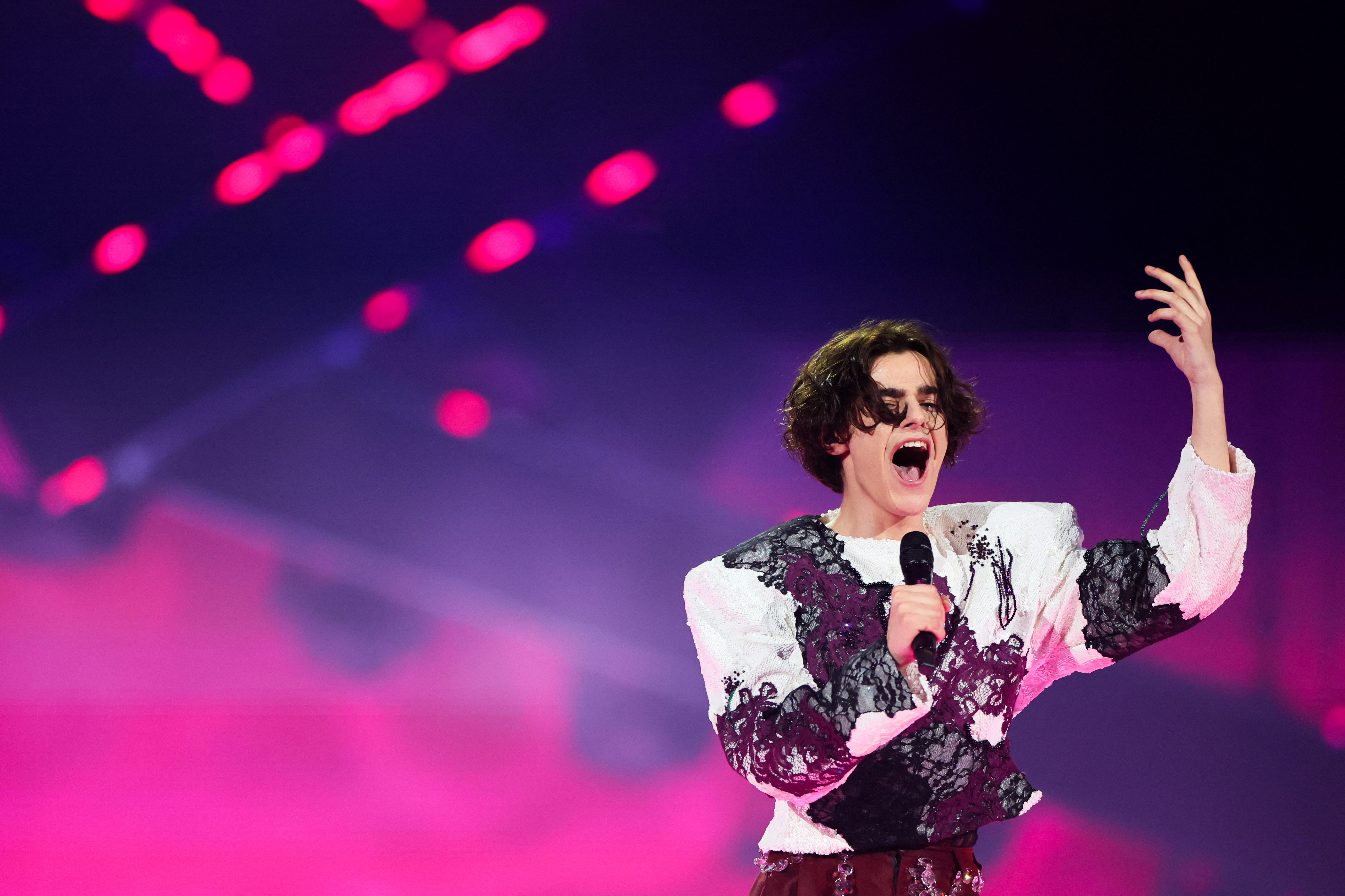 Marko BOšnjak, eurovizija, 13.5.2025., REUTERS