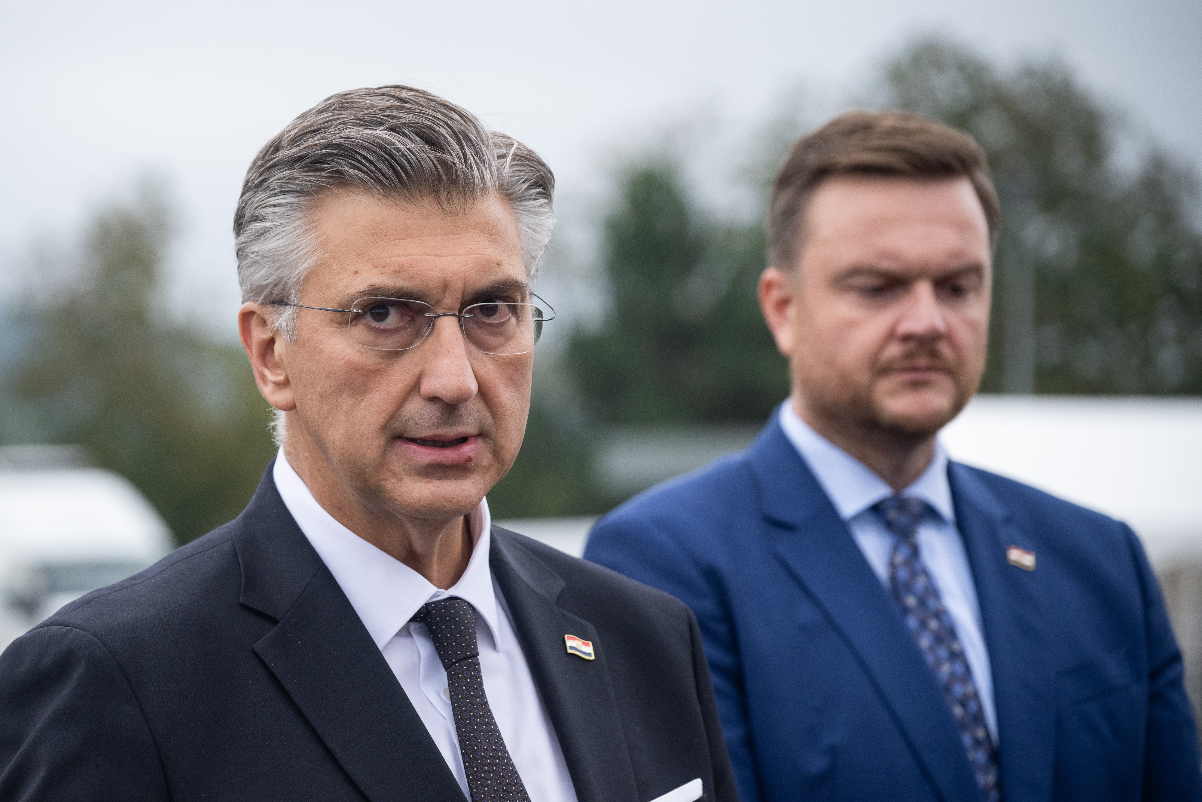 26.09.2025., Bregana - Predsjednik Vlade Andrej Plenkovic sudjelovao je na svecanosti obiljezavanja Dana carinske sluzbe u Centru za naprednu obuku Carinske uprave. Andrej Plenkovic. Photo: Davor Puklavec/PIXSELL