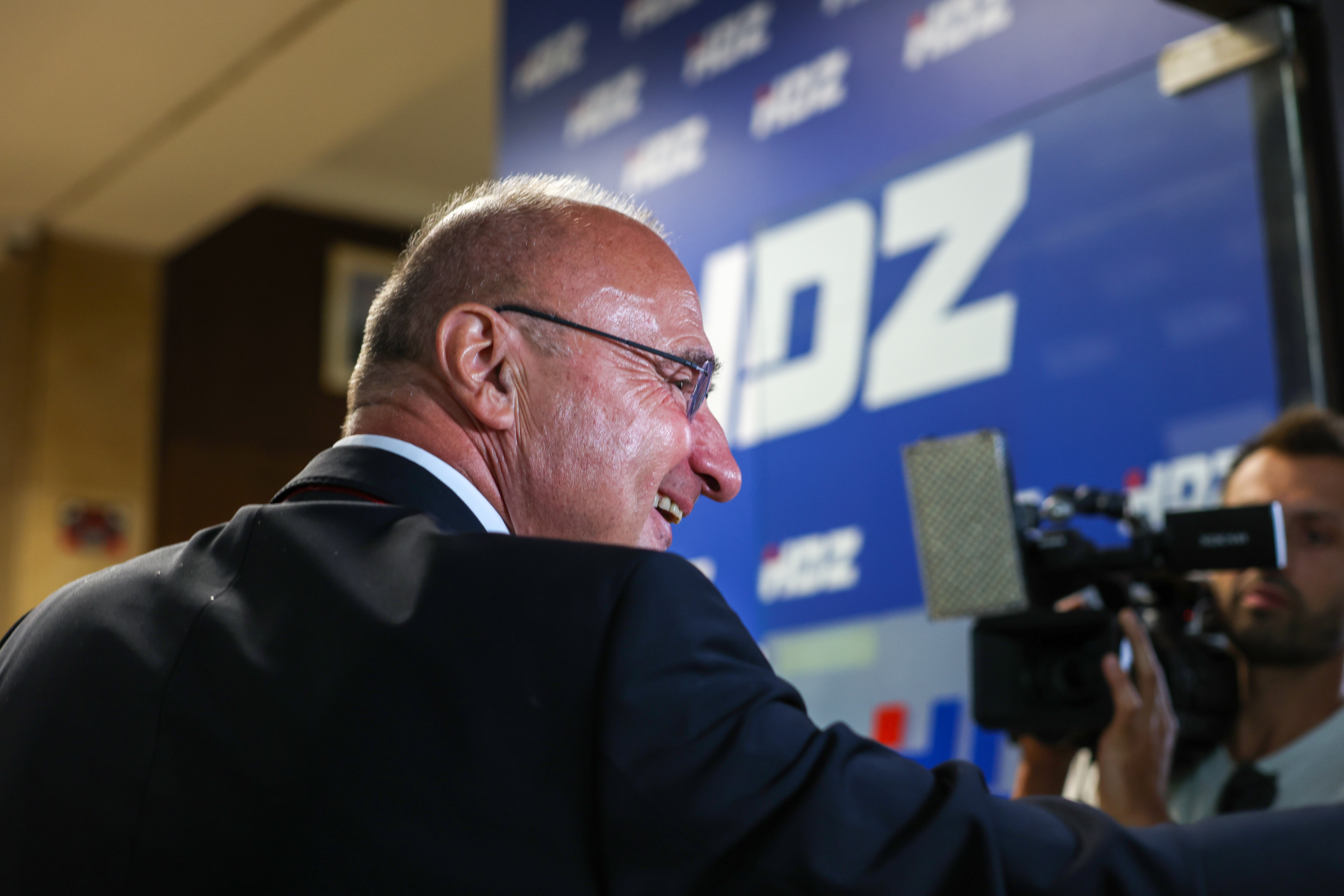 Gordan Grlic Radman dolazi u prostorije Gradskog odbora HDZ-a na zajednicku sjednicu Predsjednistva i Nacionalnog odboa stranke.