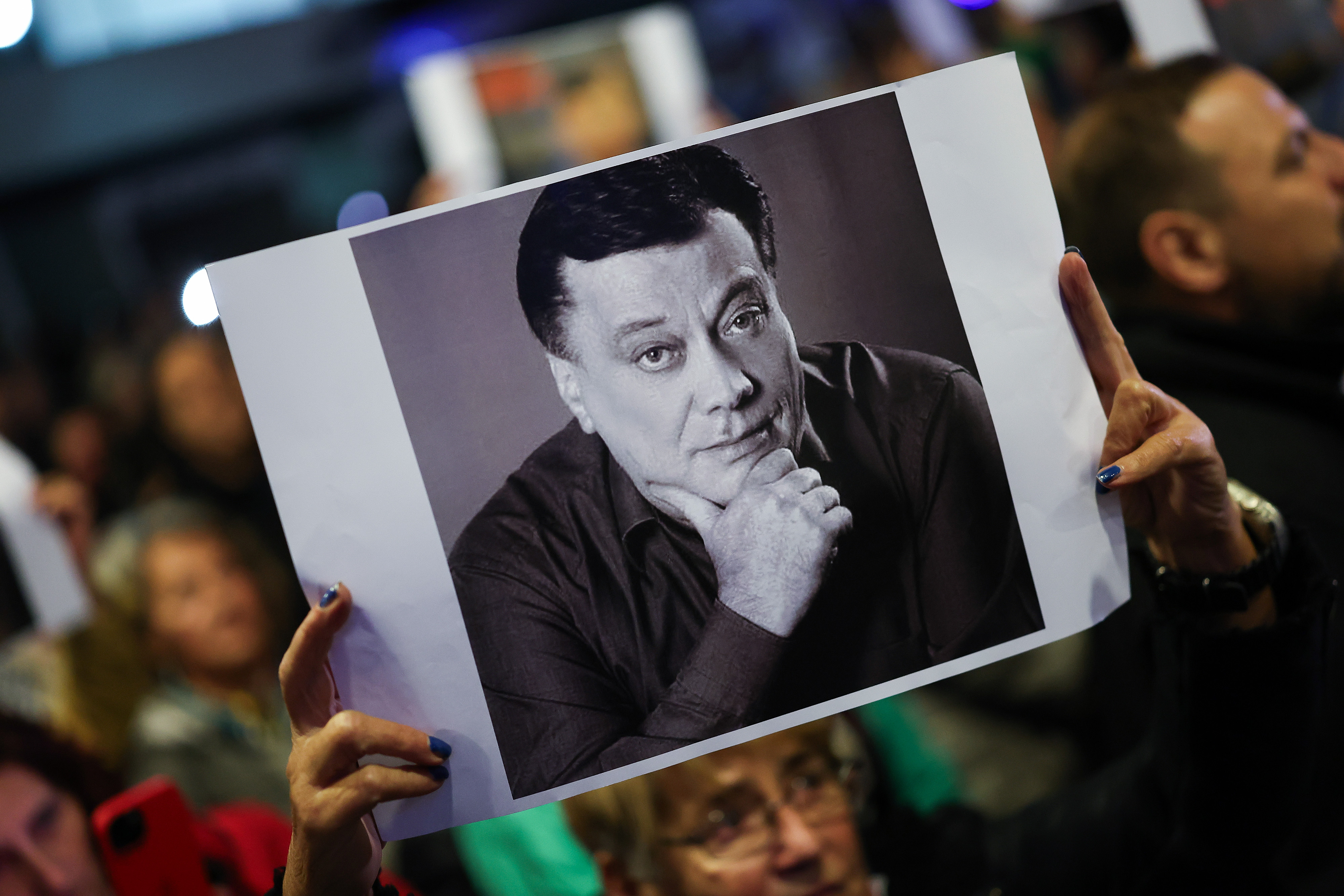 08.10.2025. Bosna i  Hercegovina, Sarajevo - Spontano okupljanje građana u čast Halidu Bešliću Photo: Armin Durgut/PIXSELL