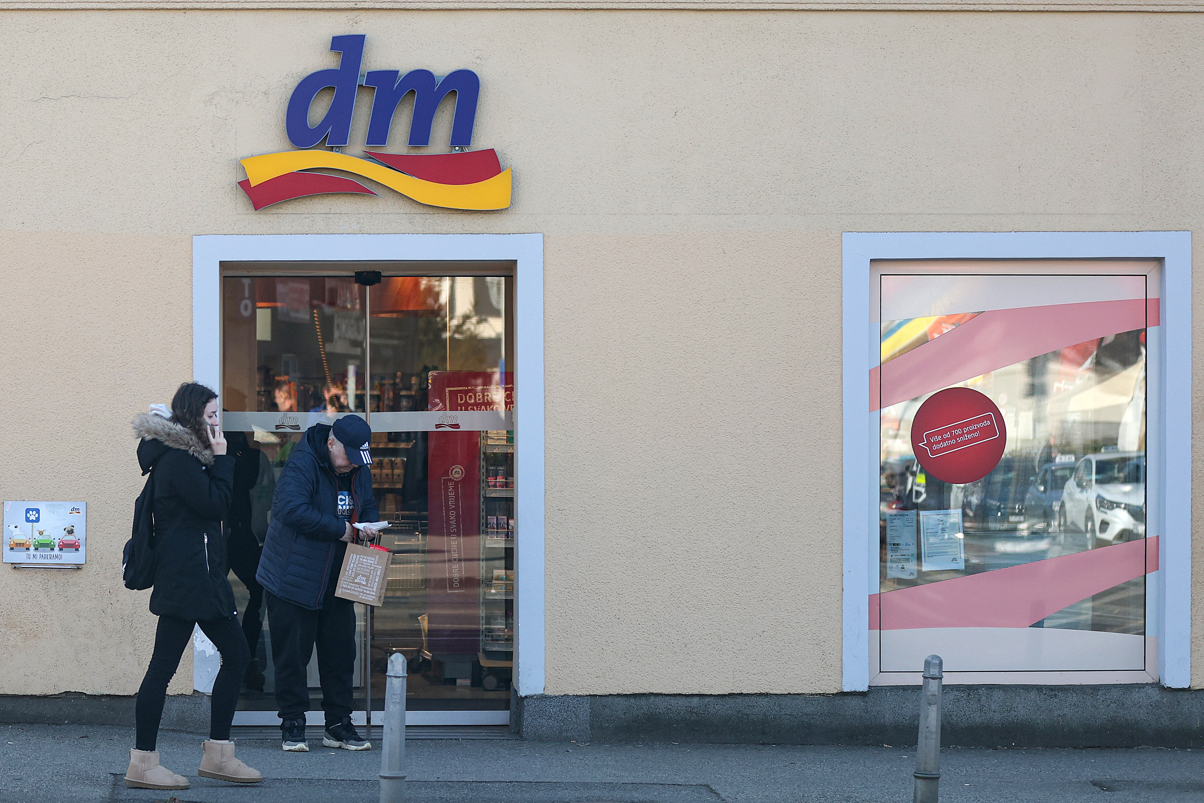 30.01.2025., DM, Ilica, Zagreb - U Hrvatskoj je danas poceo novi krug bojkota trgovina i trgovackih lanaca. Danas je najavljen bojkot DM-a, Lidla i Eurospina, a sutra bi bojkot ponovno trebao biti opci. Photo: Goran Stanzl/PIXSELL