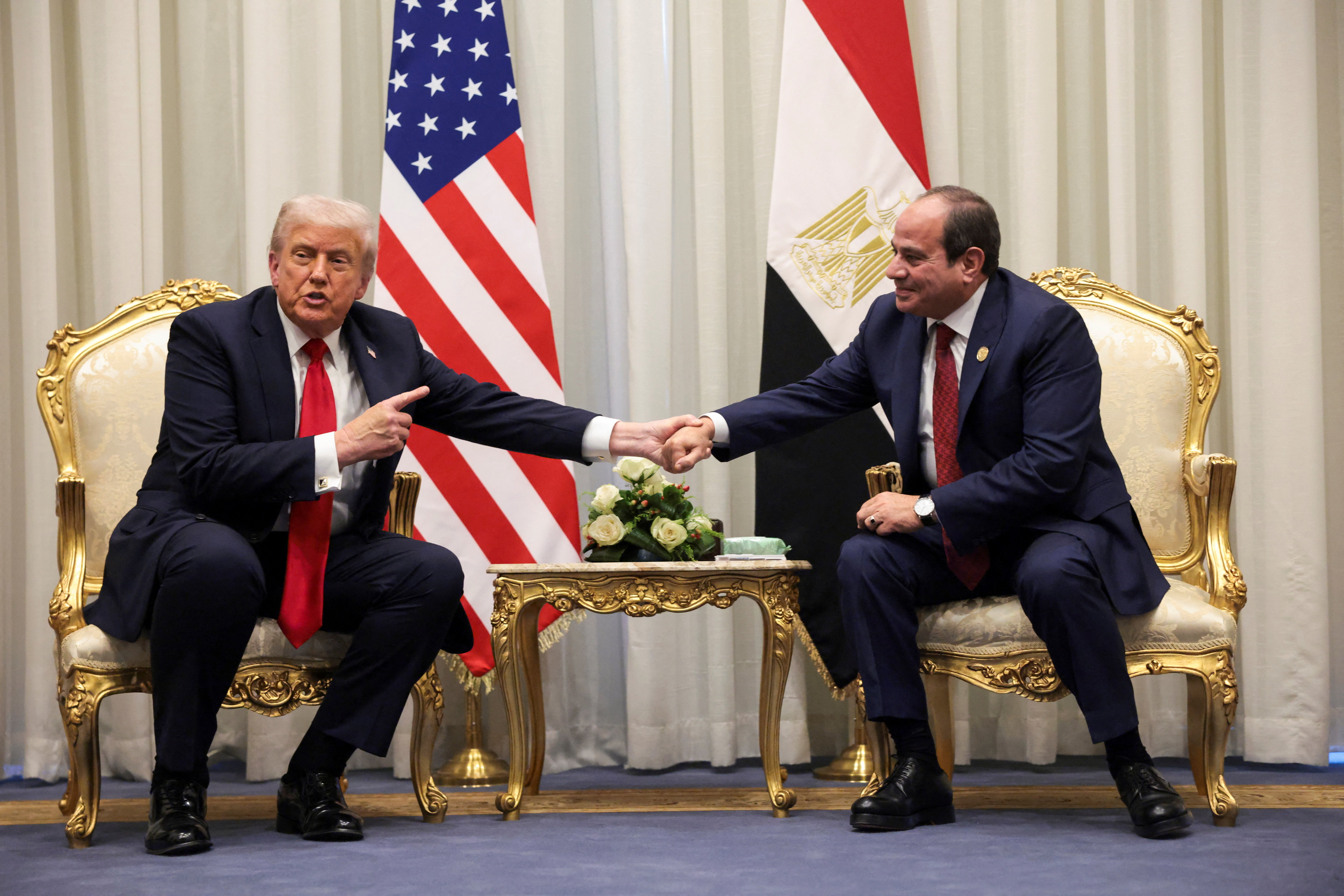 Trump i el-Sisi