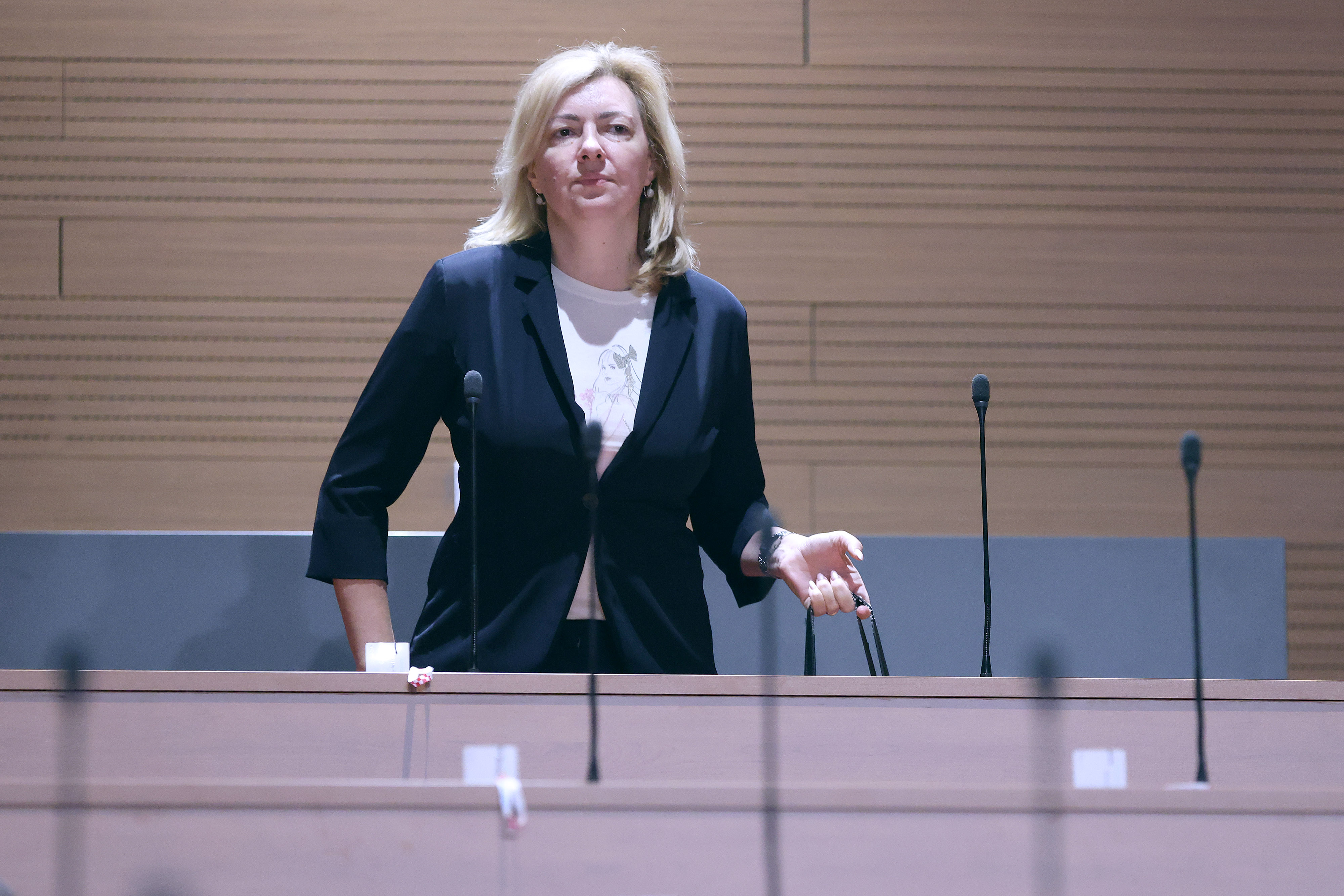 18.06.2025., Zagreb - Sjednica Sabora nastavljena je raspravom o Izvjescu o radu Drzavnog ureda za reviziju za 2024. Photo: Patrik Macek/PIXSELL