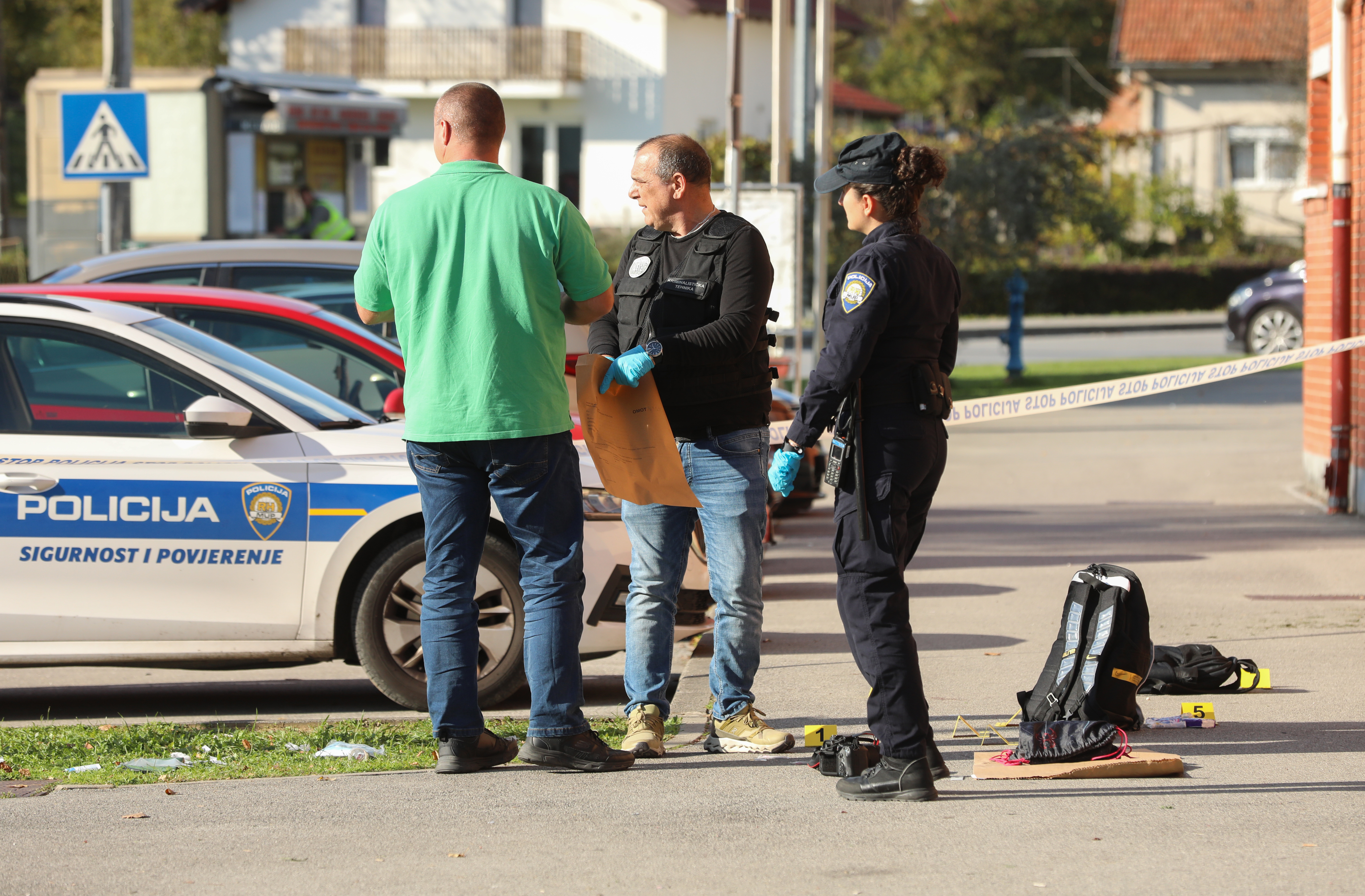 14.10.2025., Bedekovcina - Ucenik srednje skole u Bedekovcini ozlijedjen je nozem.