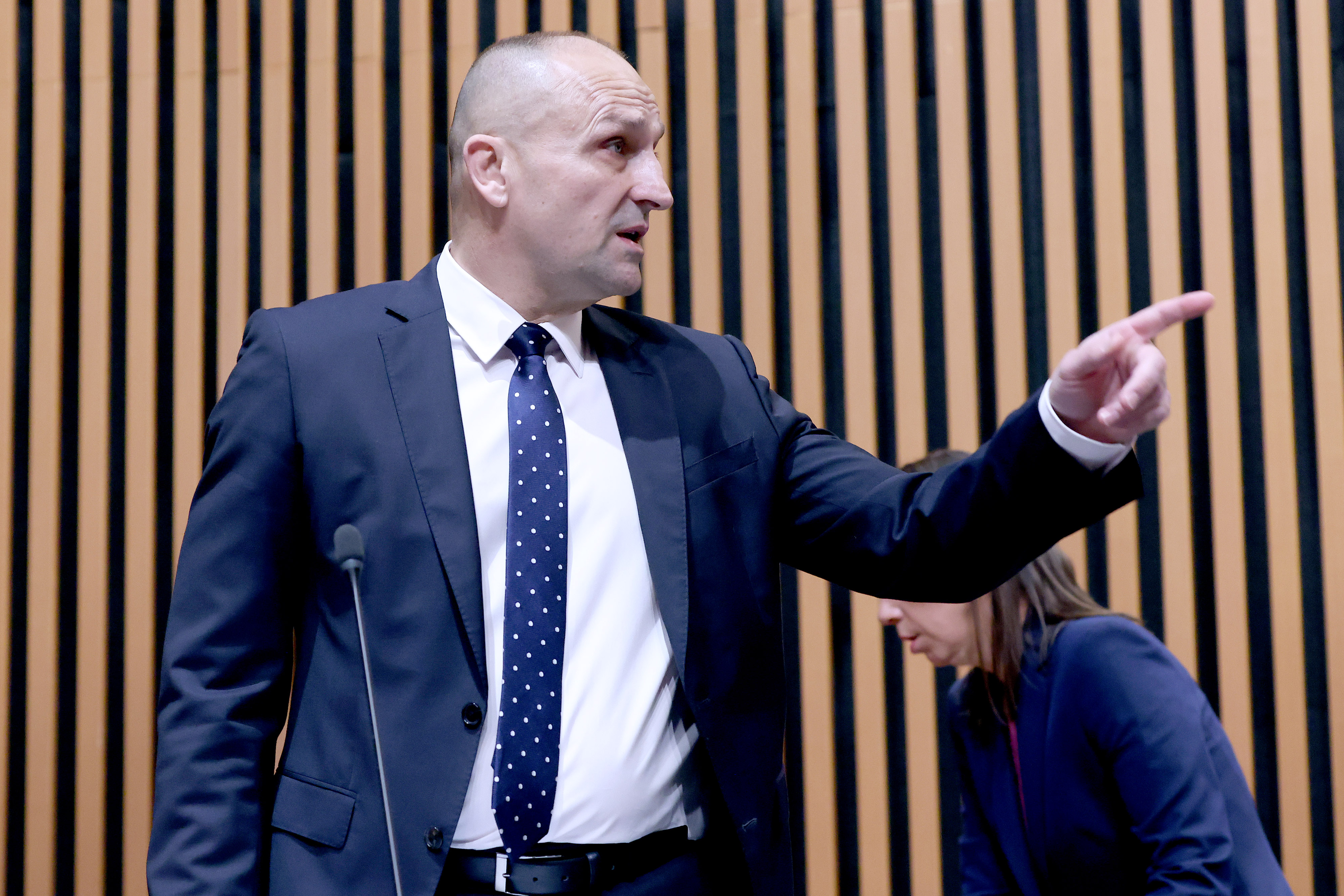 22.10.2025., Zagreb - Sabor je 7. sjednicu nastavio raspravom o izmjenama i dopunama Zakona o obrani. Photo: Patrik Macek/PIXSELL