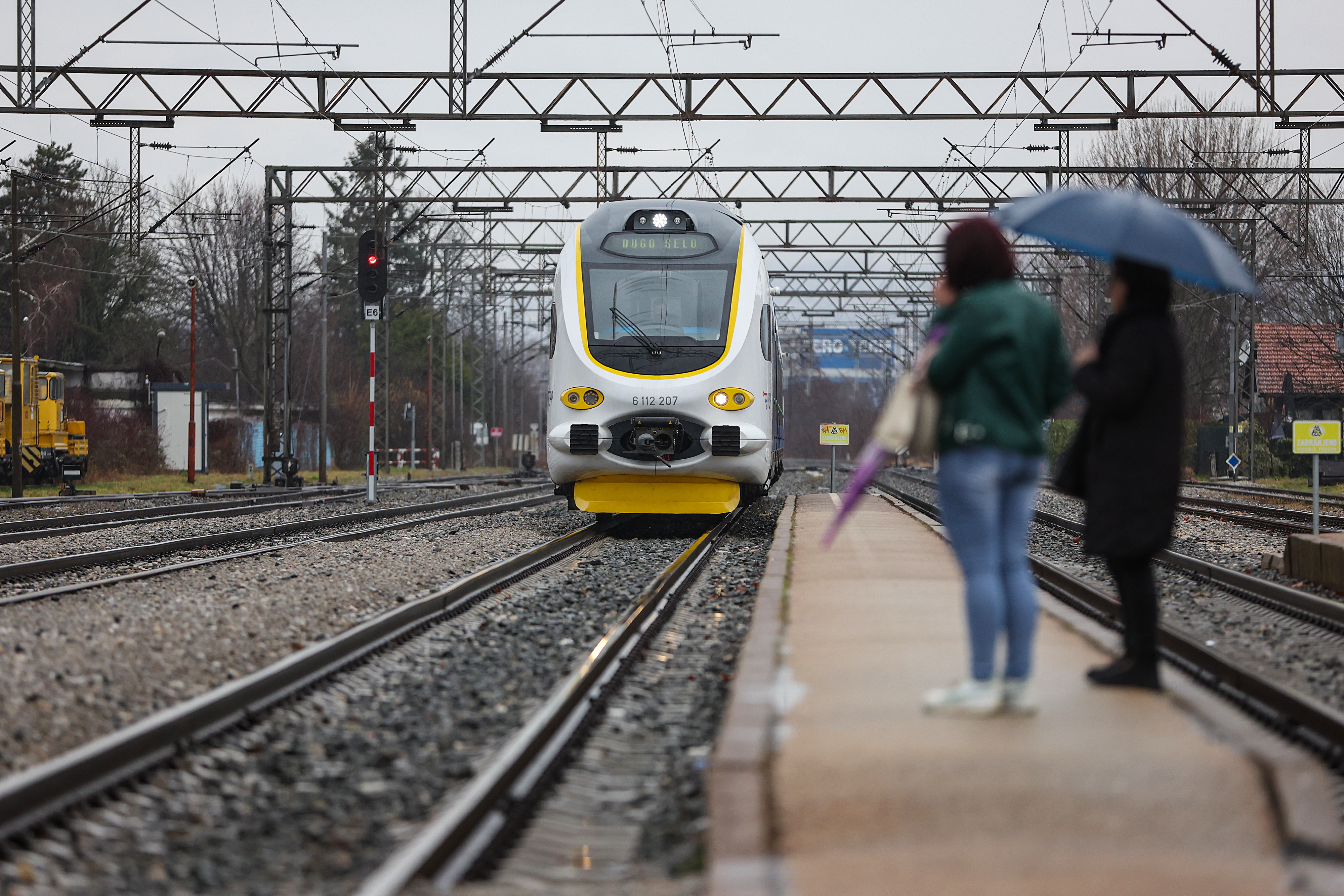 27.02.2025., Zeljeznicki kolodvor Sesvete, Sesvete, Zagreb - Zeljeznicki kolodvor Sesvete. Photo: Goran Stanzl/PIXSELL