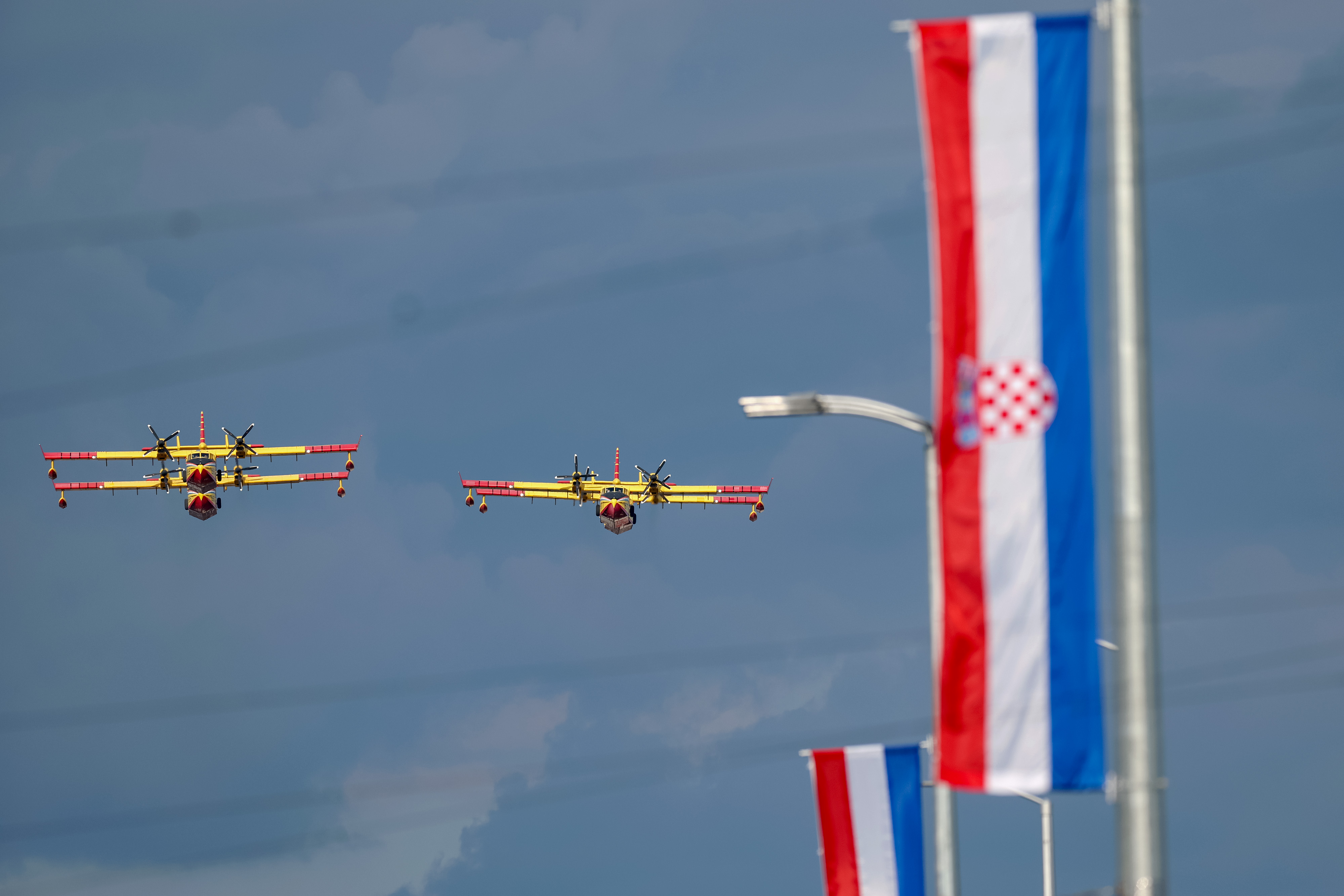 31.07.2025., Zagreb - U povodu obiljezavanja 30. obljetnice vojno-redarstvene operacije Oluja odrzan je svecani vojni mimohod. Photo: Zeljko Lukunic/PIXSELL