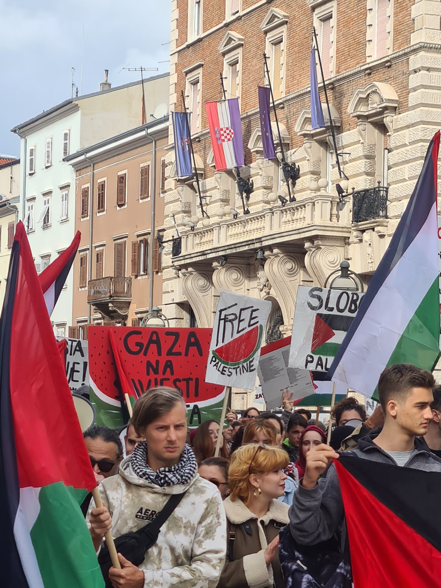 inicijativa za slobodnu palestinu, rijeka prosvjed