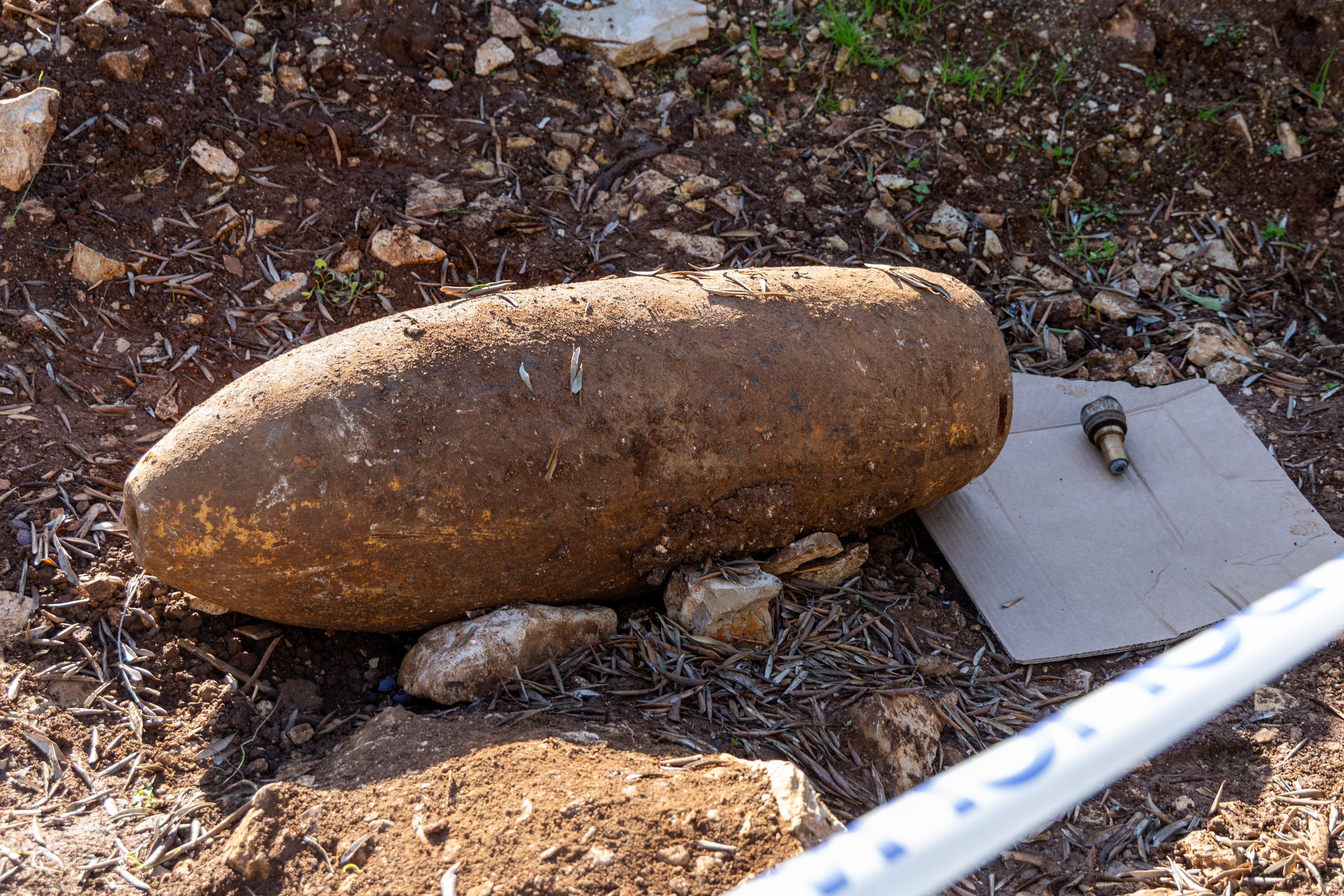 26.10.2025.Pula-Deaktivirana bomba iz drugog svijetskog rata nadjena na npodrucju Velog vrha u Puli. Za vrijeme deaktivacije (uklanjenja upaljaca) lokalnio stanovnistvo je evakuirano. Photo: Srecko Niketic/PIXSELL