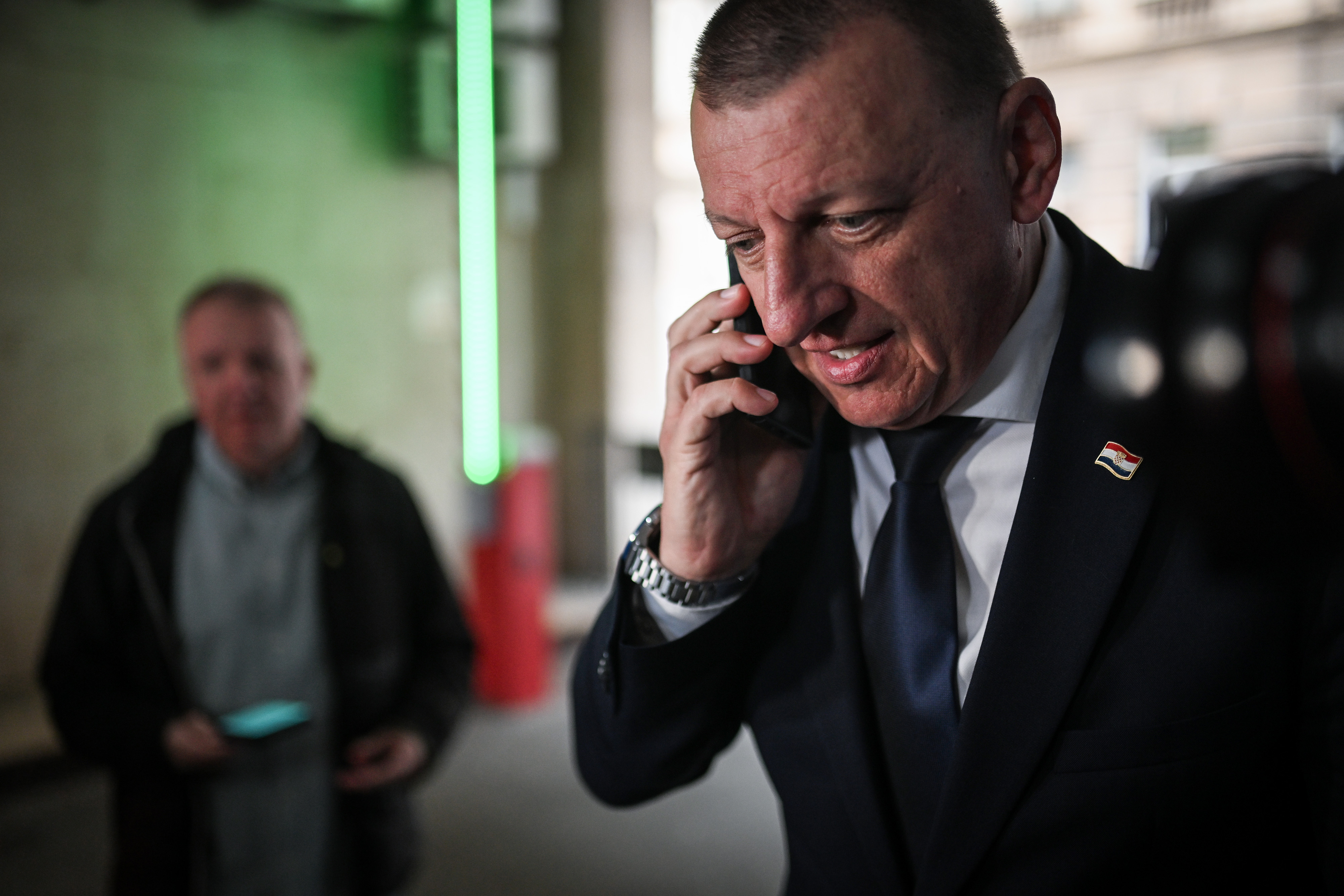 13.10.2025., Zagreb  - Dolazak clanova HDZ-a na zajednicku sjednica Predsjednistva i Nacionalnog odbora HDZ-a. Ivan Matijevic Photo: Josip Regovic/PIXSELL