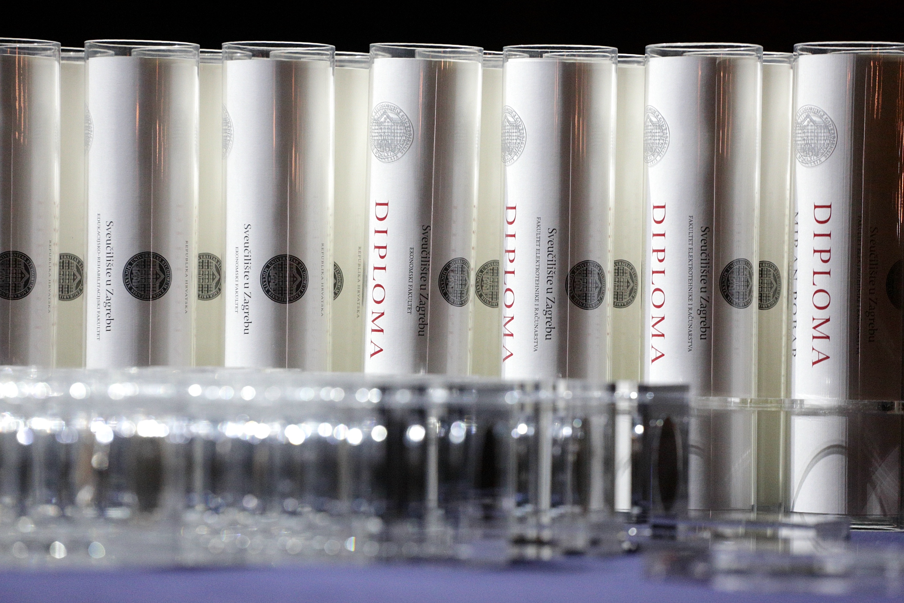 12.07.2015., Zagreb - Danas je na Zagrebackom sveucilistu promovirano 404 doktora znanosti i umjetnosti. Svecana dodjela diploma, pod vodstvom rektora Damira Borasa,  odrzana je u zgradi HNK.Photo: Zarko Basic/PIXSELL