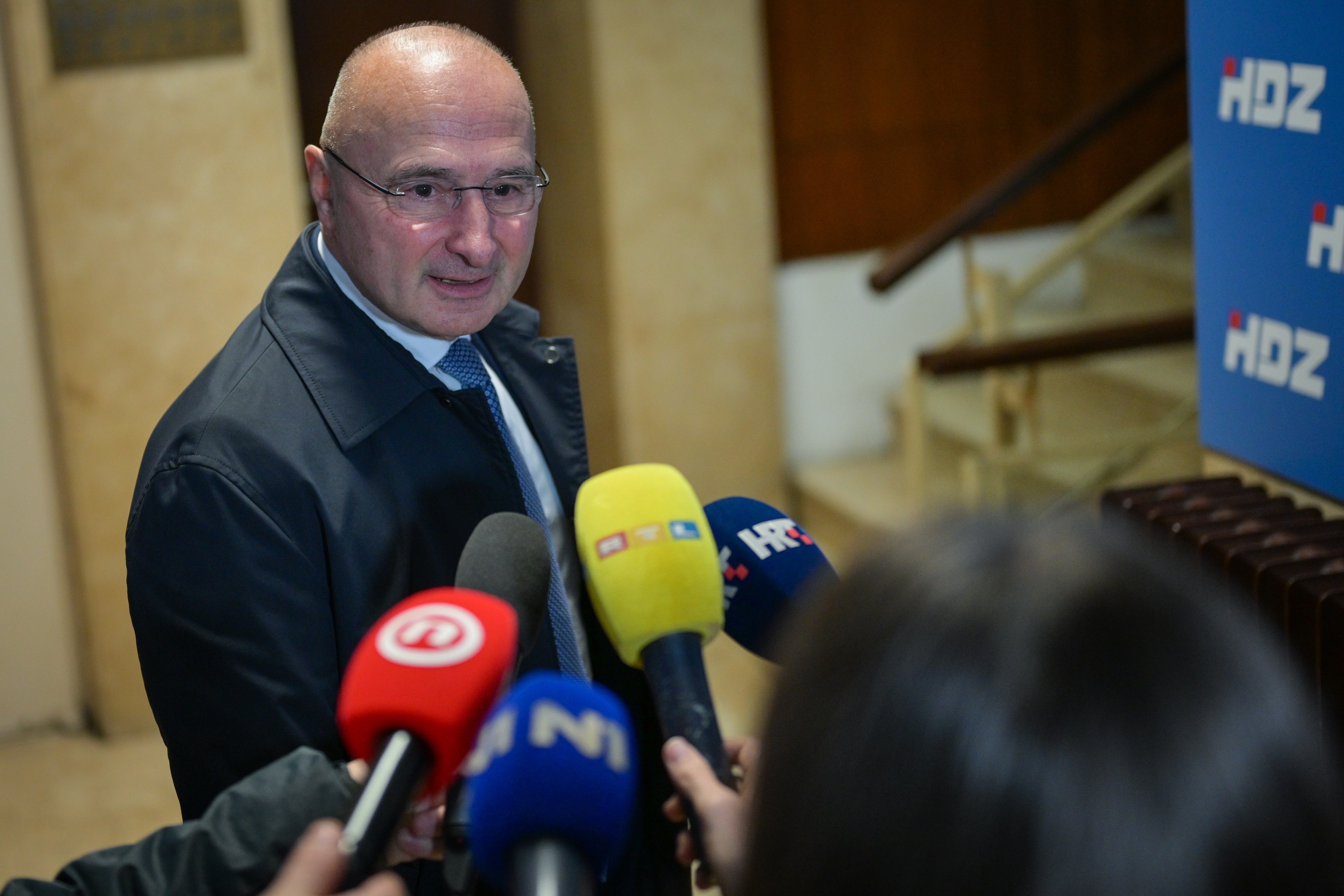 Dolazak clanova HDZ-a na sjednicu sireg Predsjednistva i Nacionalnog odbora stranke. Photo: Neva Zganec/PIXSELL