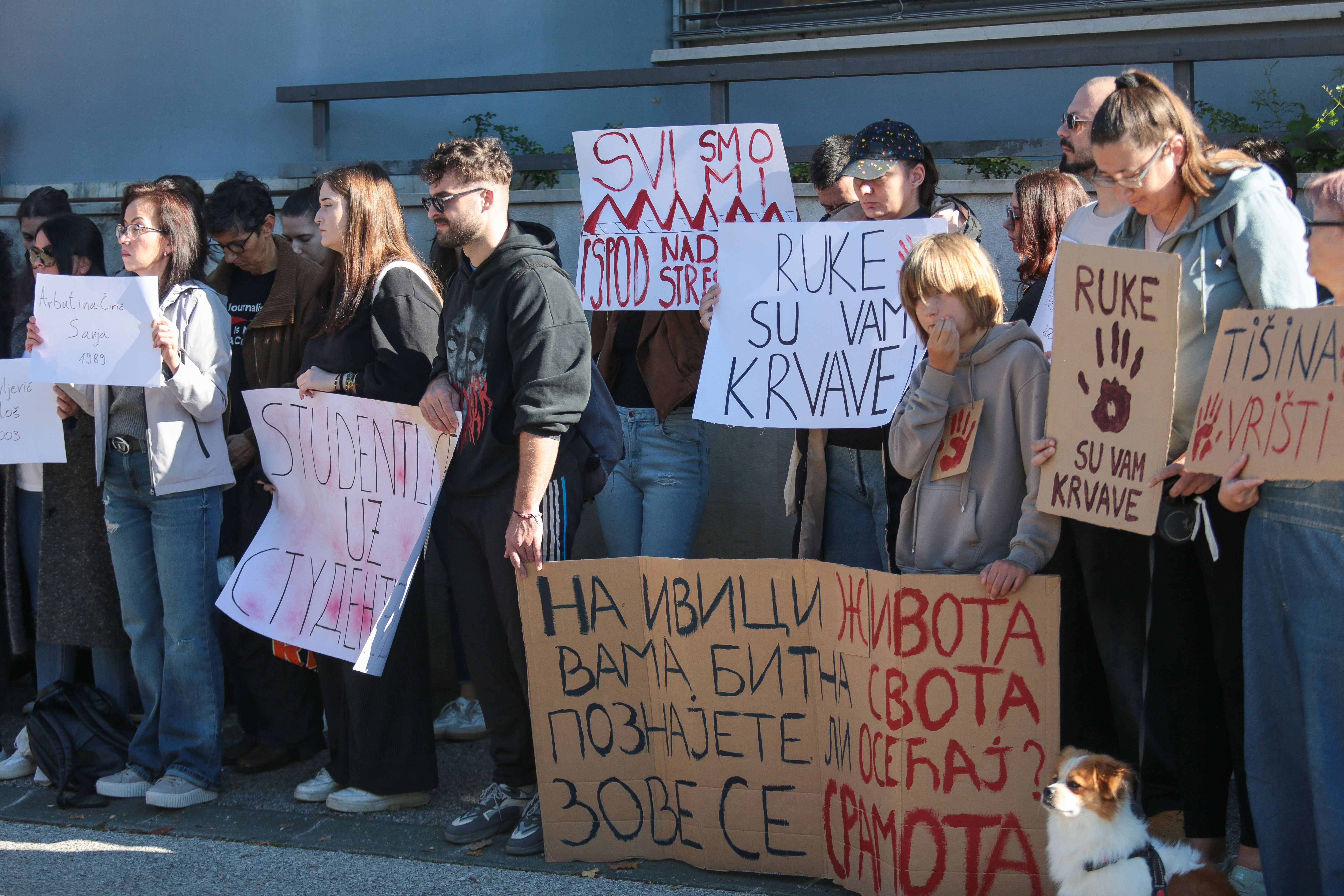 podrška studenata kolegama iz srbije