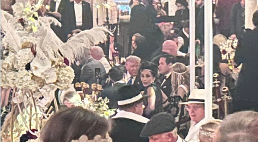 trump na great gatsby zabavi