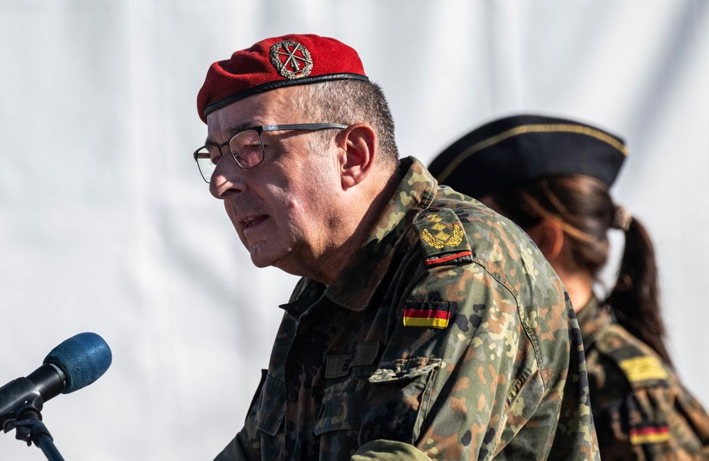 General Inspector of the German armed forces (Bundeswehr) Carsten Breuer