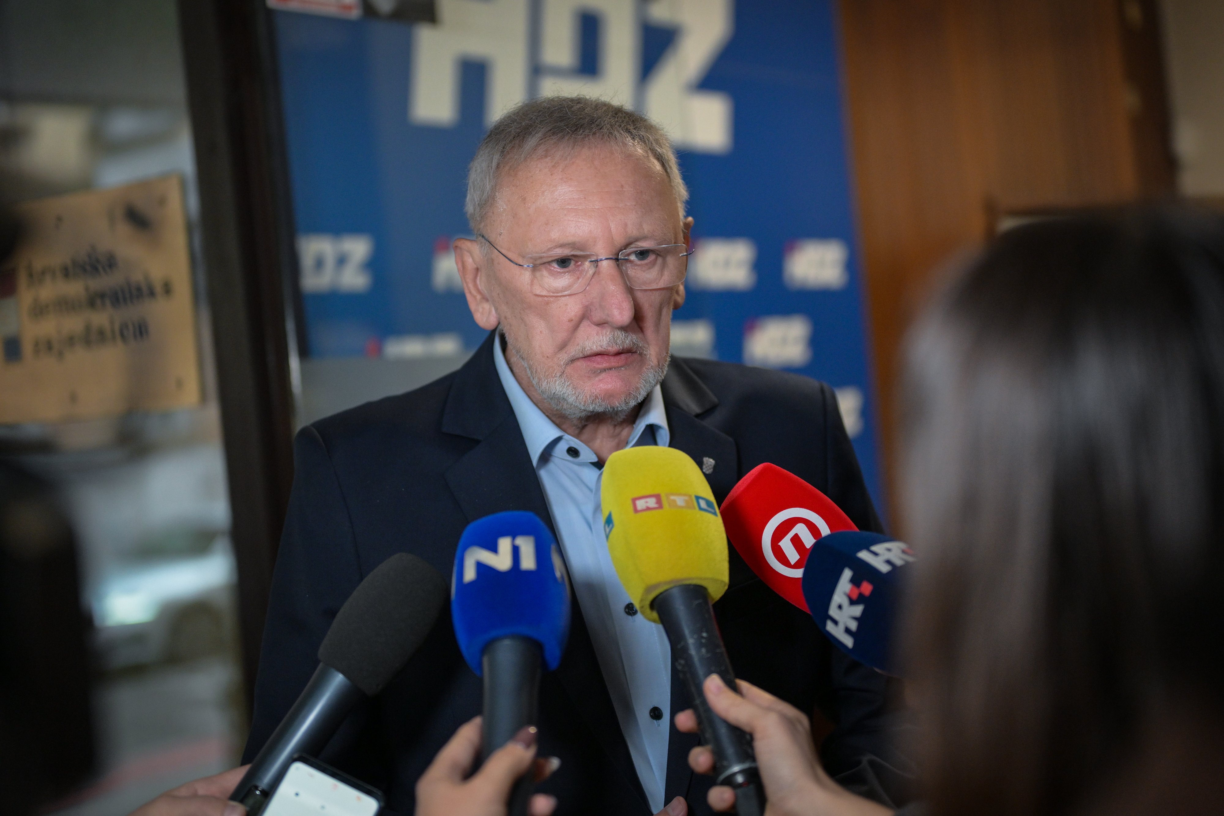 27.10.2025., Zagreb -Dolazak clanova HDZ-a na sjednicu sireg Predsjednistva i Nacionalnog odbora stranke. Photo: Neva Zganec/PIXSELL