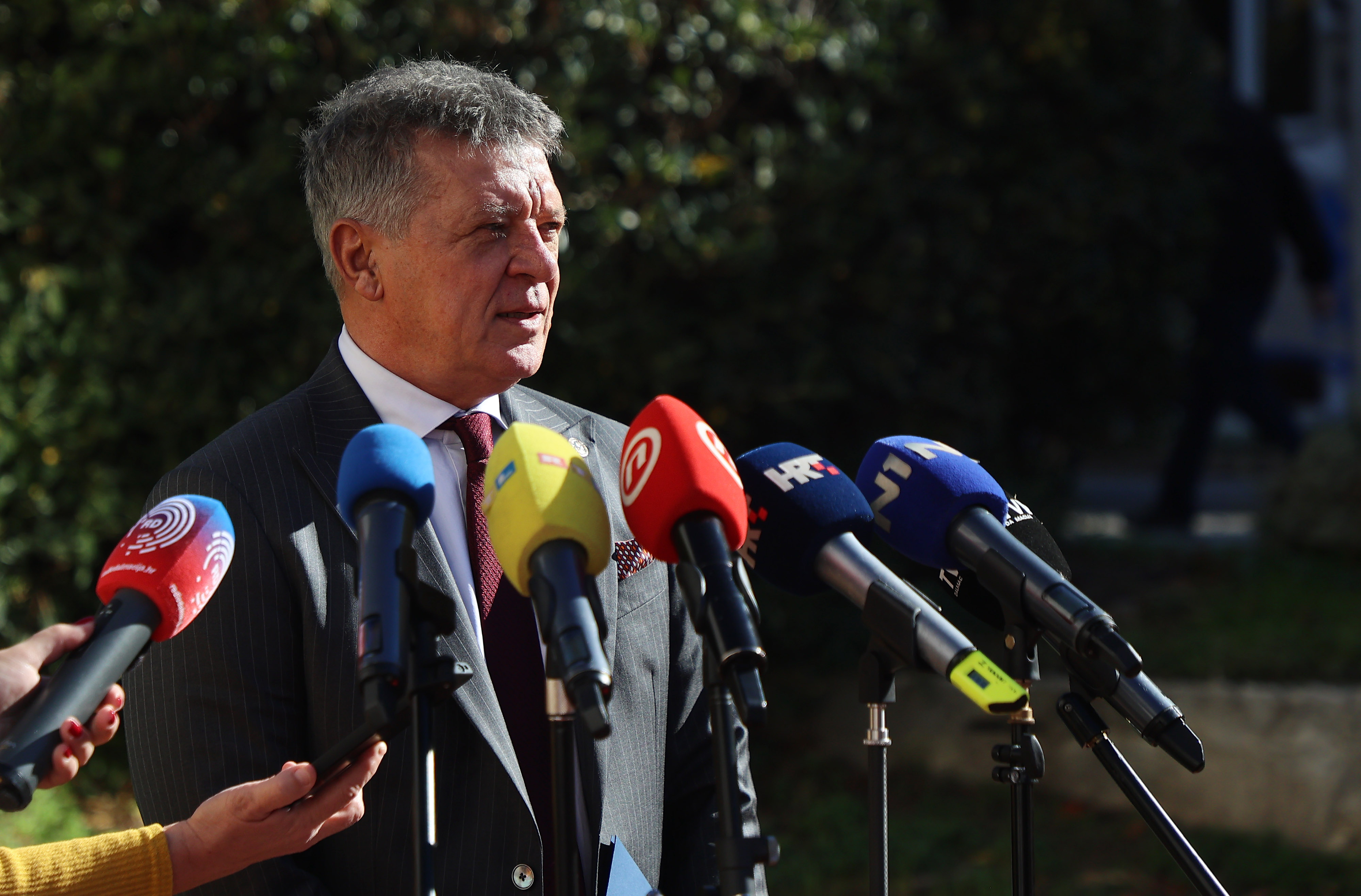 Dolazak glavnog drzavnog odvjetnika Ivana Turudica na Zupanijski Sud u Splitu zbog uhicenih koji su vrijedjali na nastupu srpskog kulturno umjetnickog drustva u Gratskom kotaru Blatine Skrape Photo: Ivana Ivanovic/PIXSELL