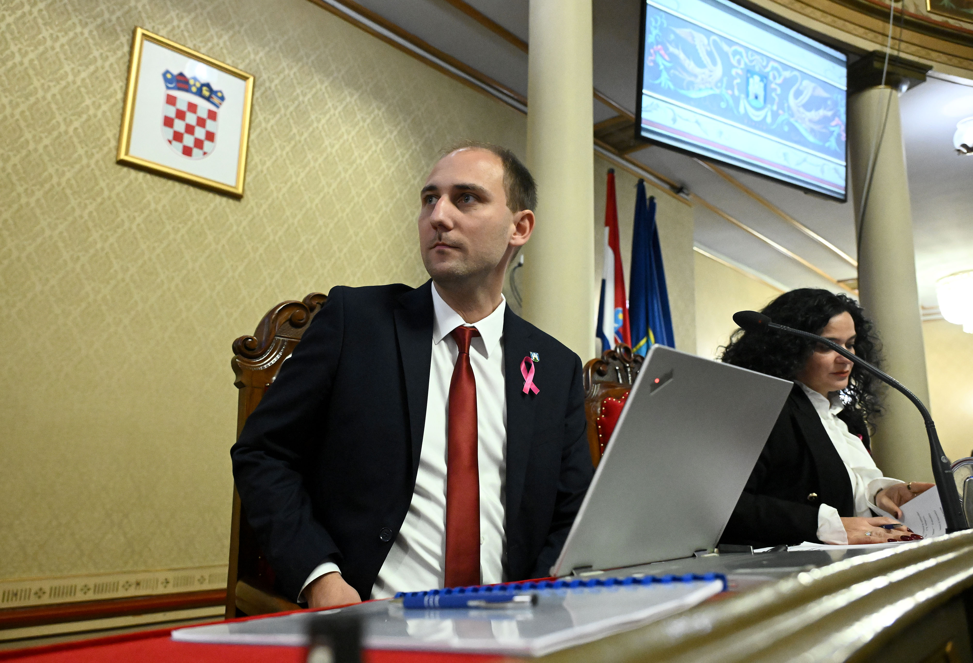 Redovna sjednica gradske skupstine na kojoj je izvjestaj proracuna i realizacija projekata. Matej Misic Photo: Marko Lukunic/PIXSELL