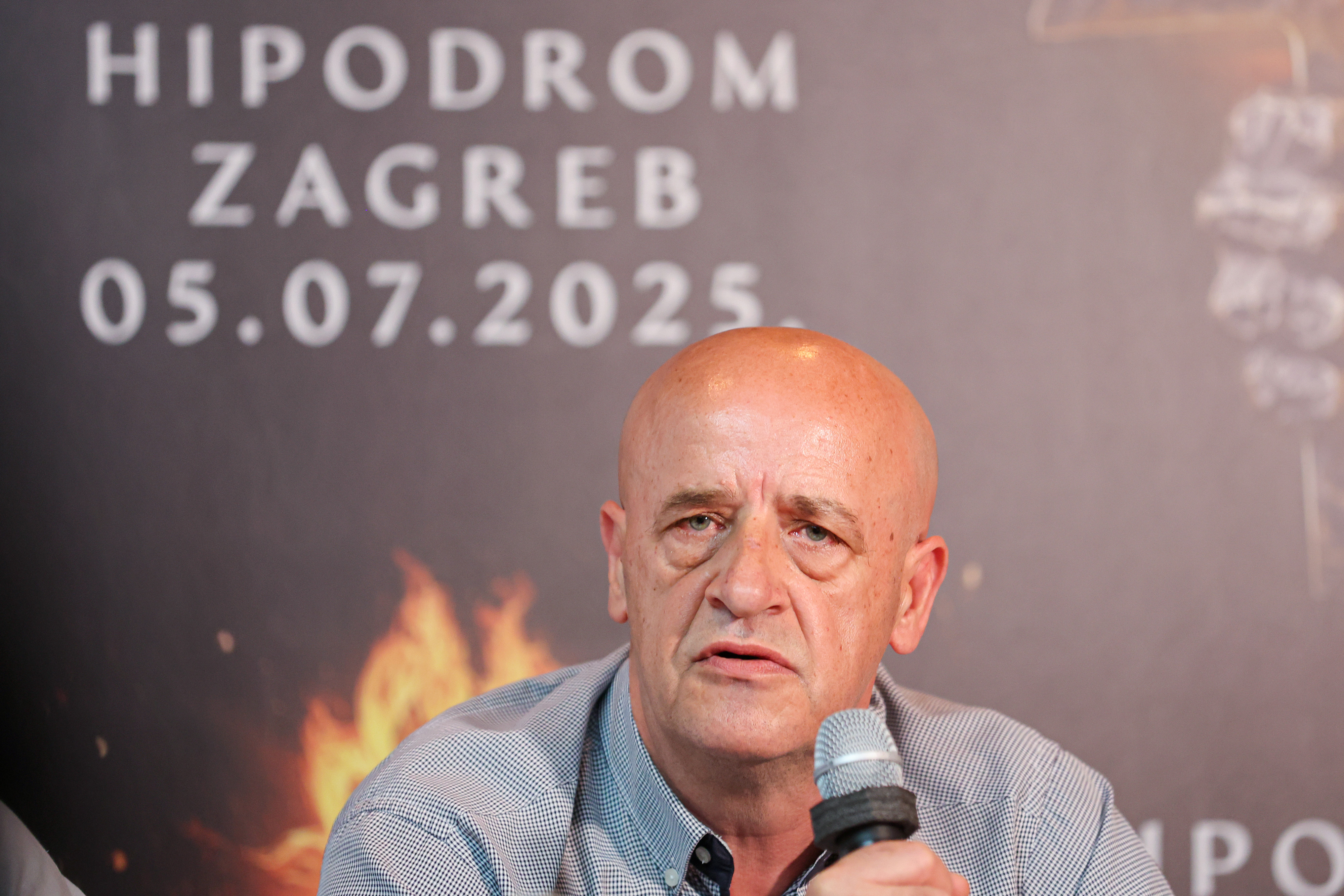 06.06.2025., Zagreb -  Tim Marka Perkovica Thompsona odrzao je konferenciju za medije uoci koncerta zakazanog za 5. srpnja. Zdravko Barisic. Photo: Luka stanzl/PIXSELL