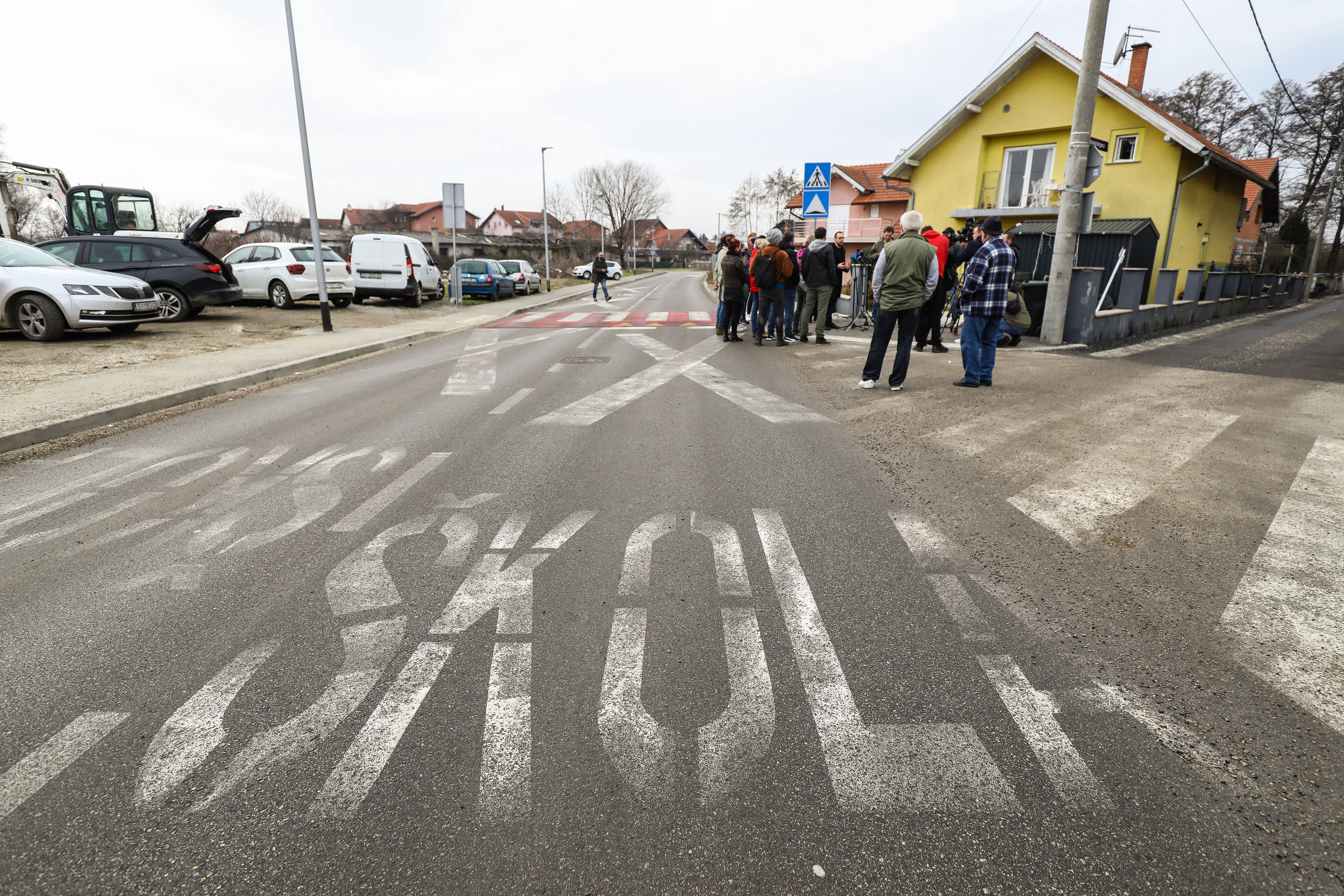 07.02.2021, Zagreb -  Kandidat za gradonacelnika, Tomislav Tomasevic obisao je ulicu Culinec i odrzao konferenciju za novinare.rPhoto: Jurica Galoic/PIXSELL