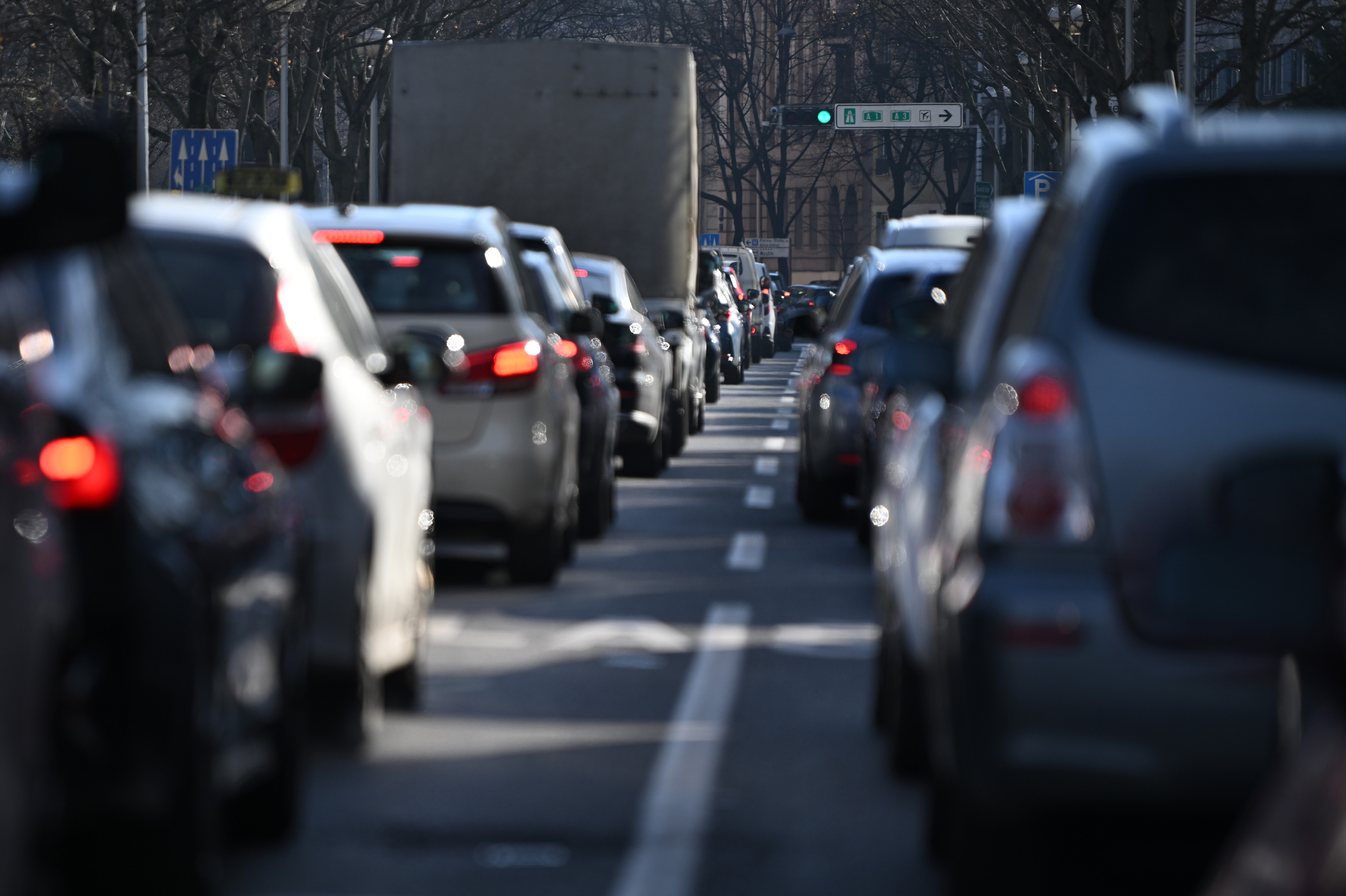 26.02.2024.,Zagreb - Prometna guzva u centru grada Photo: Igor Soban/PIXSELL