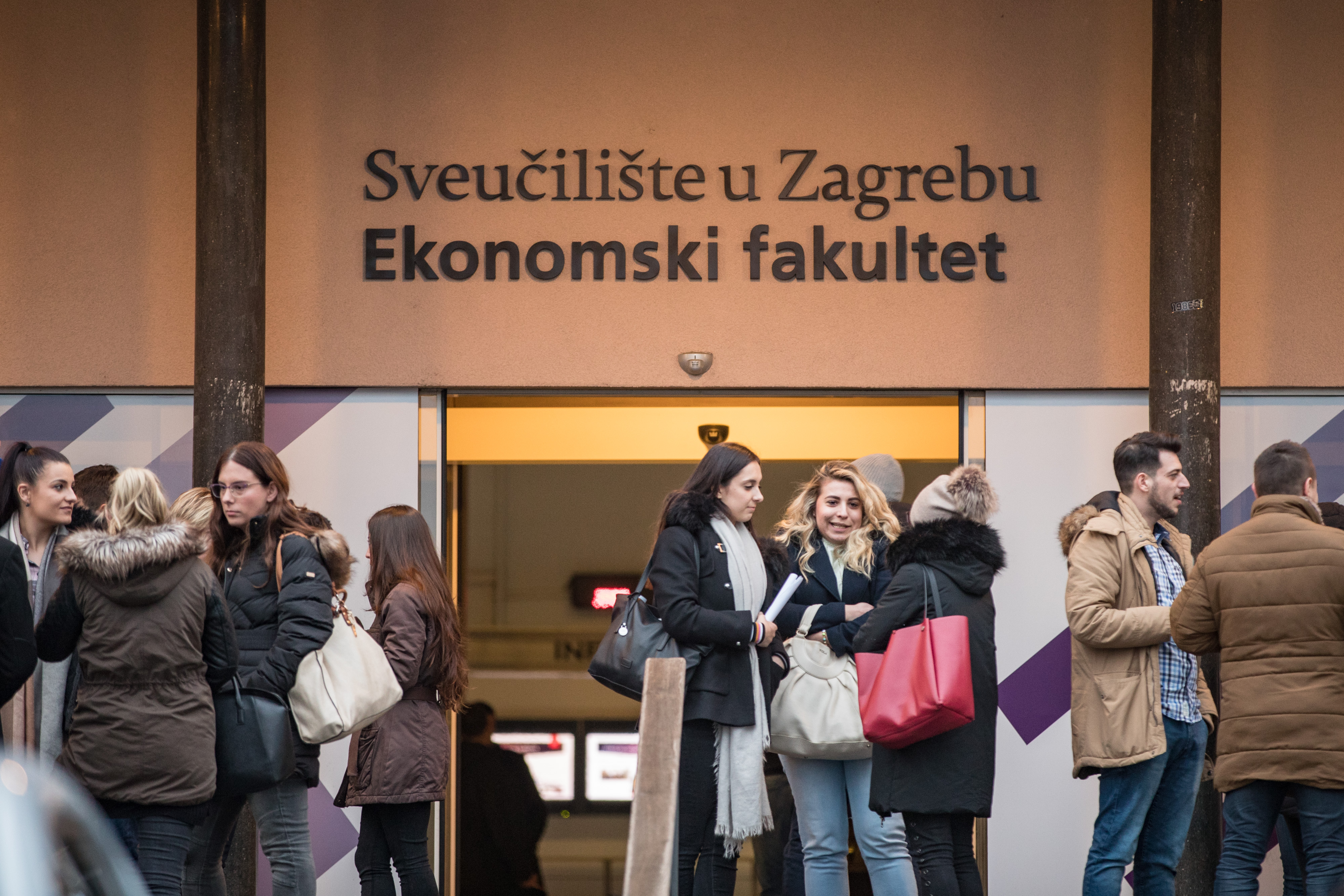 19.03.2018., Zagreb - Zgrada Ekonomskog fakulteta u Zagrebu."nPhoto: Davor Puklavec/PIXSELL