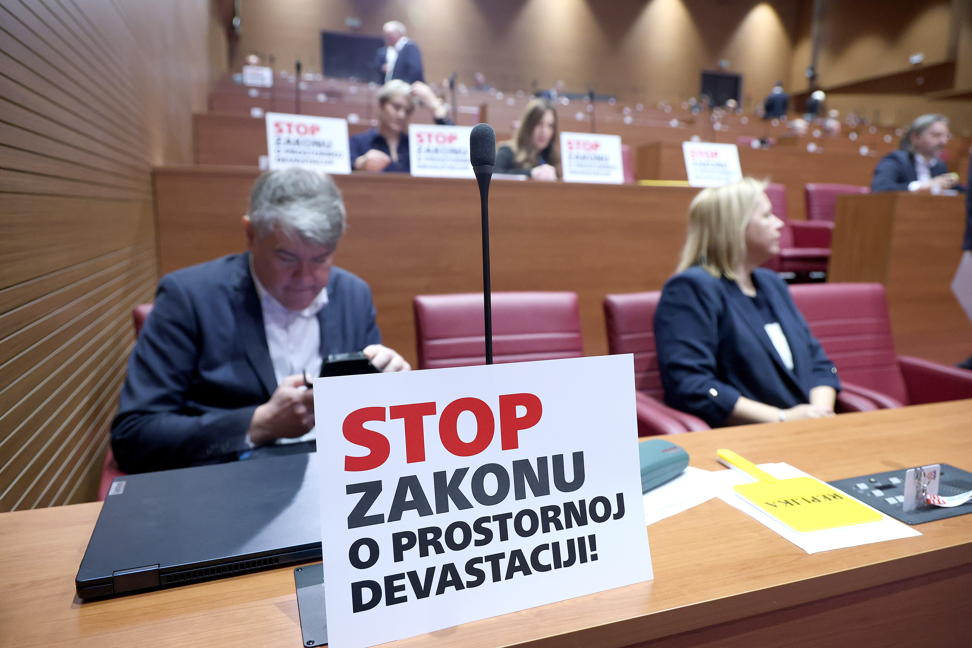 19.11.2025., Zagreb - Sabor je 8. sjednicu nastavio raspravom o paketu gradjevinskih zakona. Photo: Patrik Macek/PIXSELL