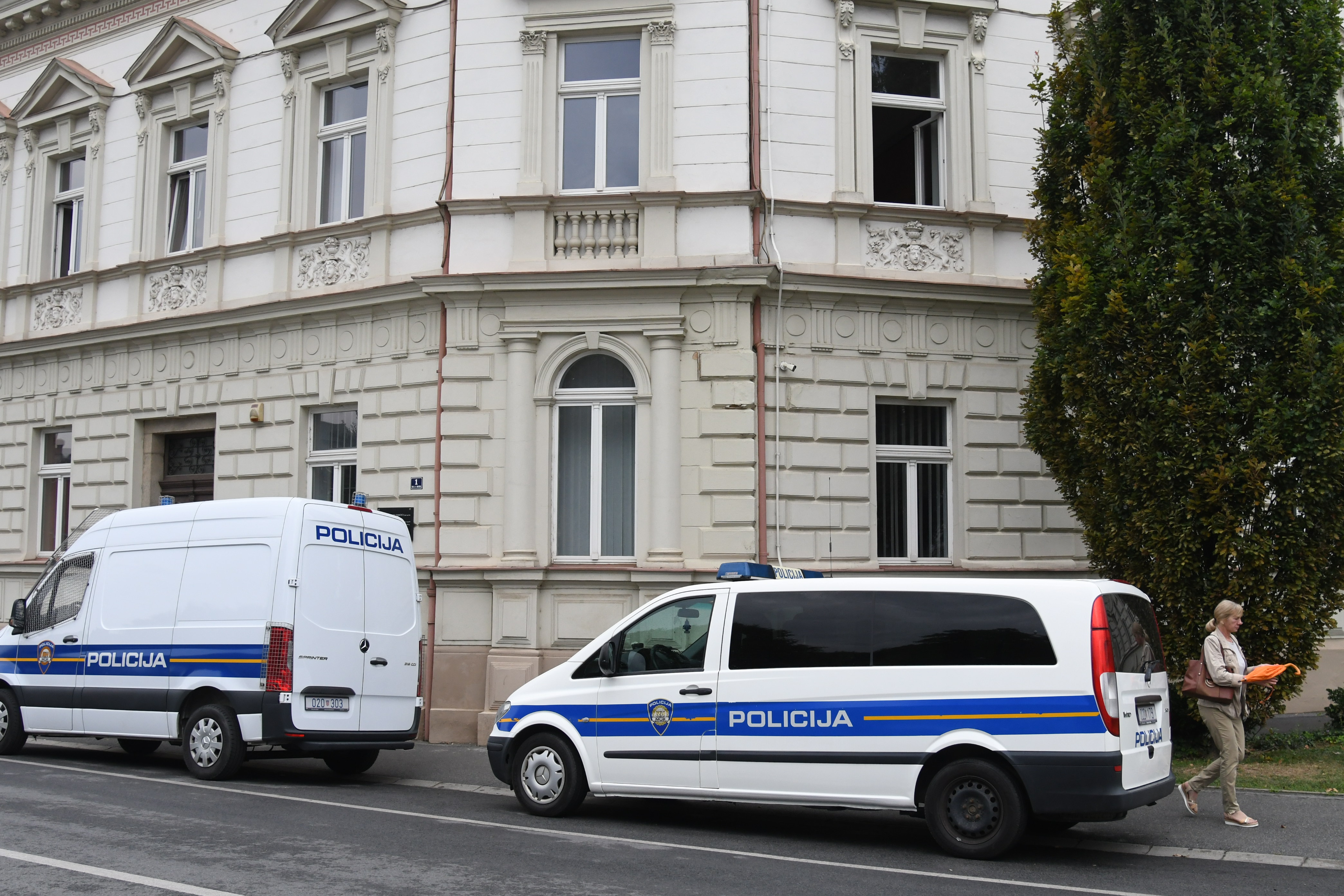 10..09.2025., Bjelovar - Akcija USKOK-a u Bjelovaru, a ovog puta su na udaru celnici Hrvatskih suma.  Photo: Damir Spehar/PIXSELL