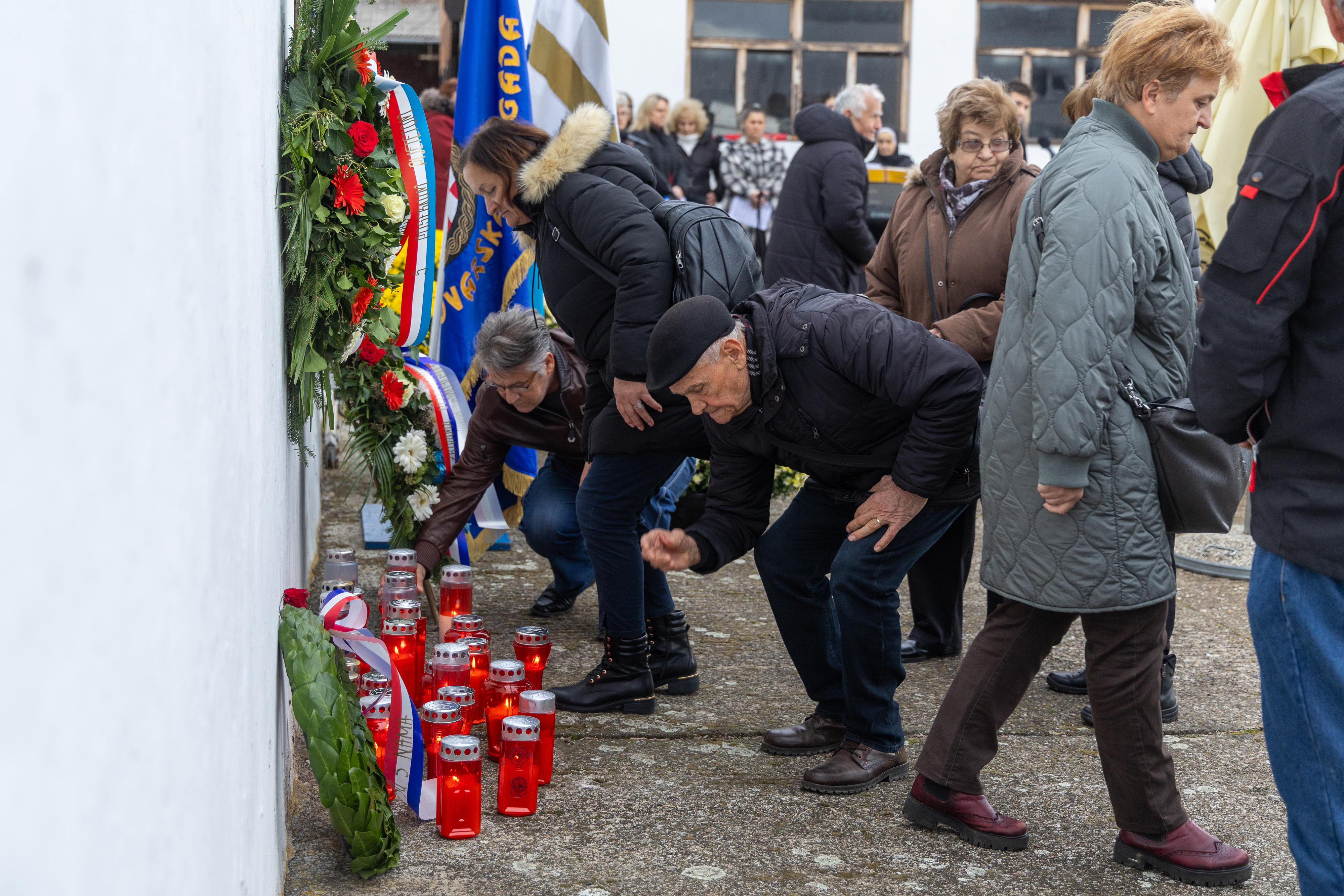 20.11.2024., Vukovar - Odavanje pocati zrtvama logora Velepromet. Photo: Borna Jaksic/PIXSELL