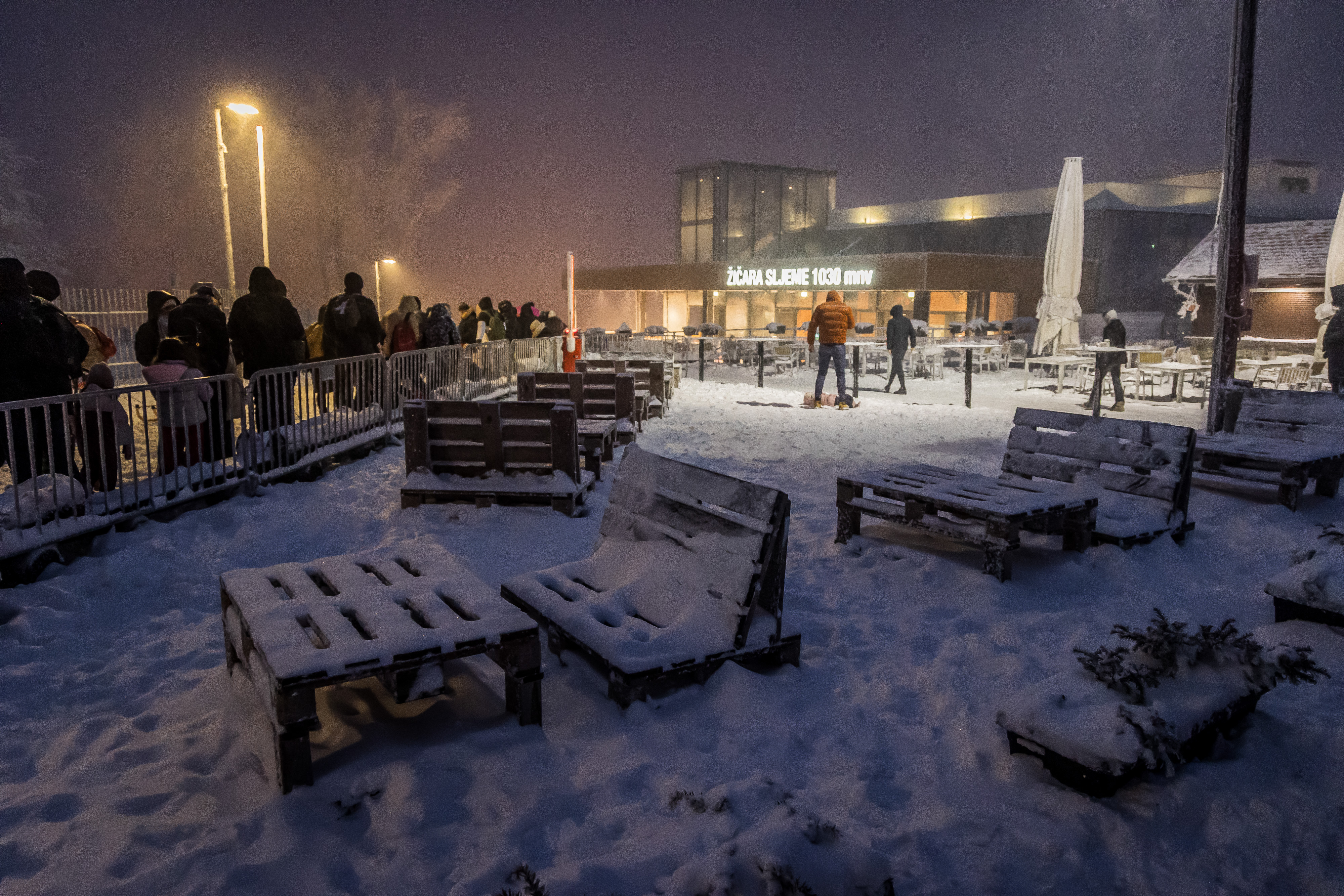 22.11.2025., Zagreb  -  Snijezni ugodjaj na Zagrebackom Sljemenu. Photo: Zvonimir Barisin/PIXSELL
