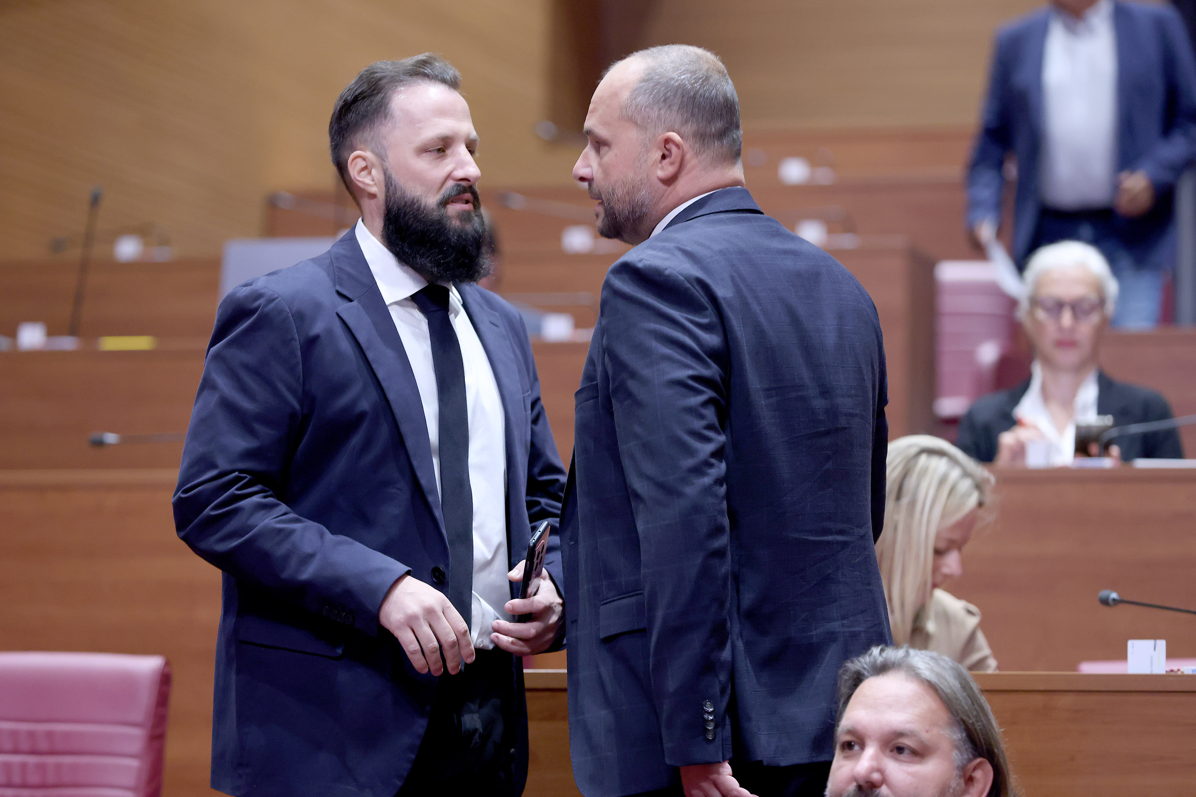 17.09.2025., Zagreb - 7. sjednica Hrvatskoga sabora nastavljena je raspravom o Izvjescu Glavnog drzavnog odvjetnika Republike Hrvatske o radu drzavnih odvjetnistava u 2024. godini.  Photo: Patrik Macek/PIXSELL