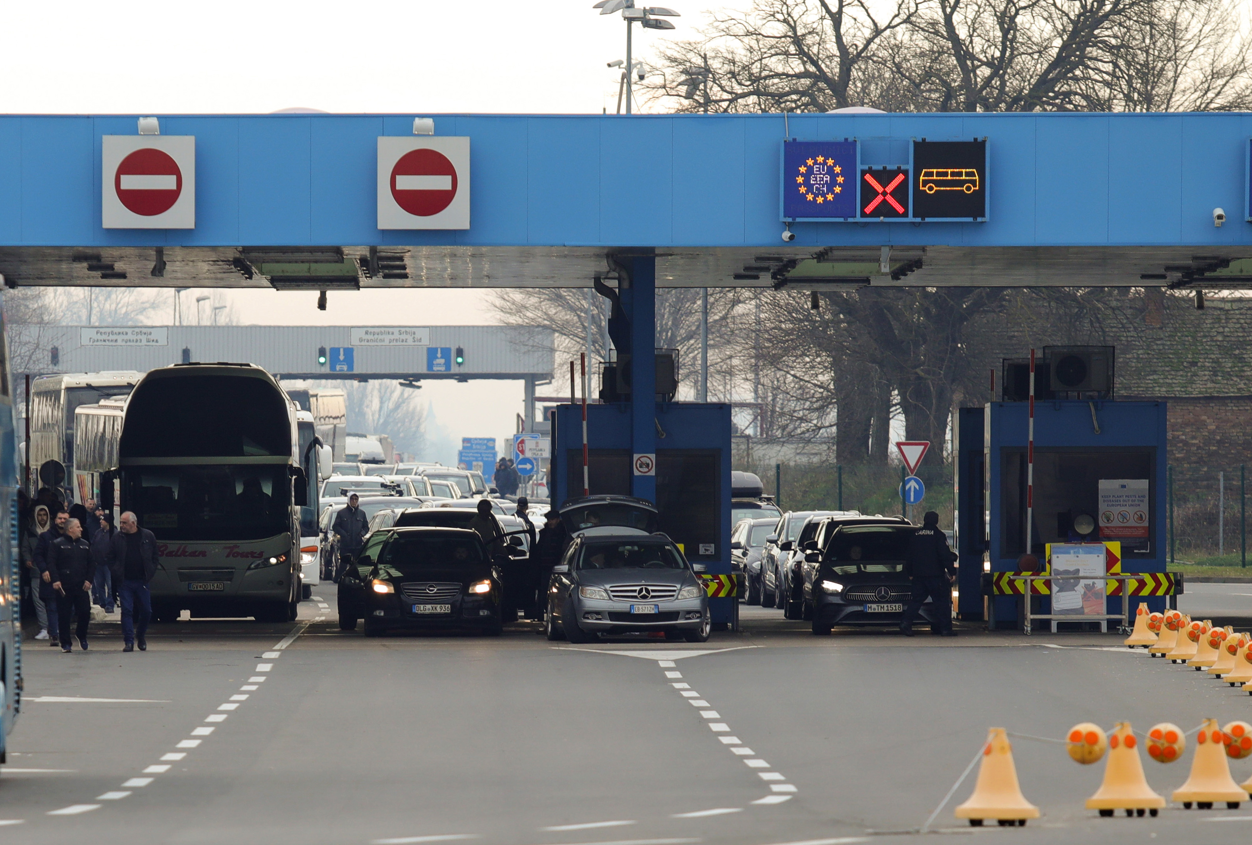 08.01.2023., Vukovar - Tovarnik, Granicni prijelaz Tovarnik. Photo: Dubravka Petric/PIXSELL