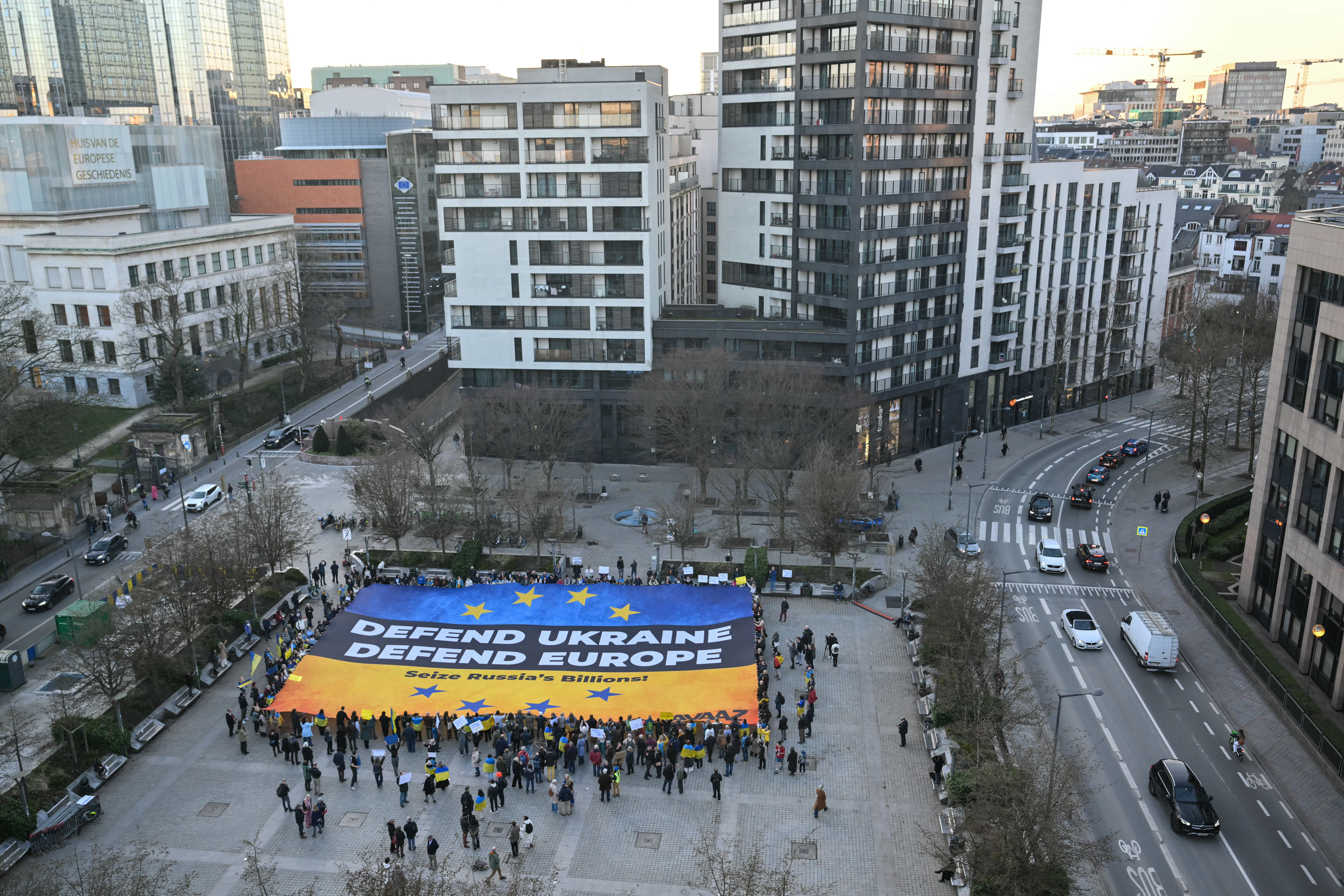 Ukrajina, Europa, zastava