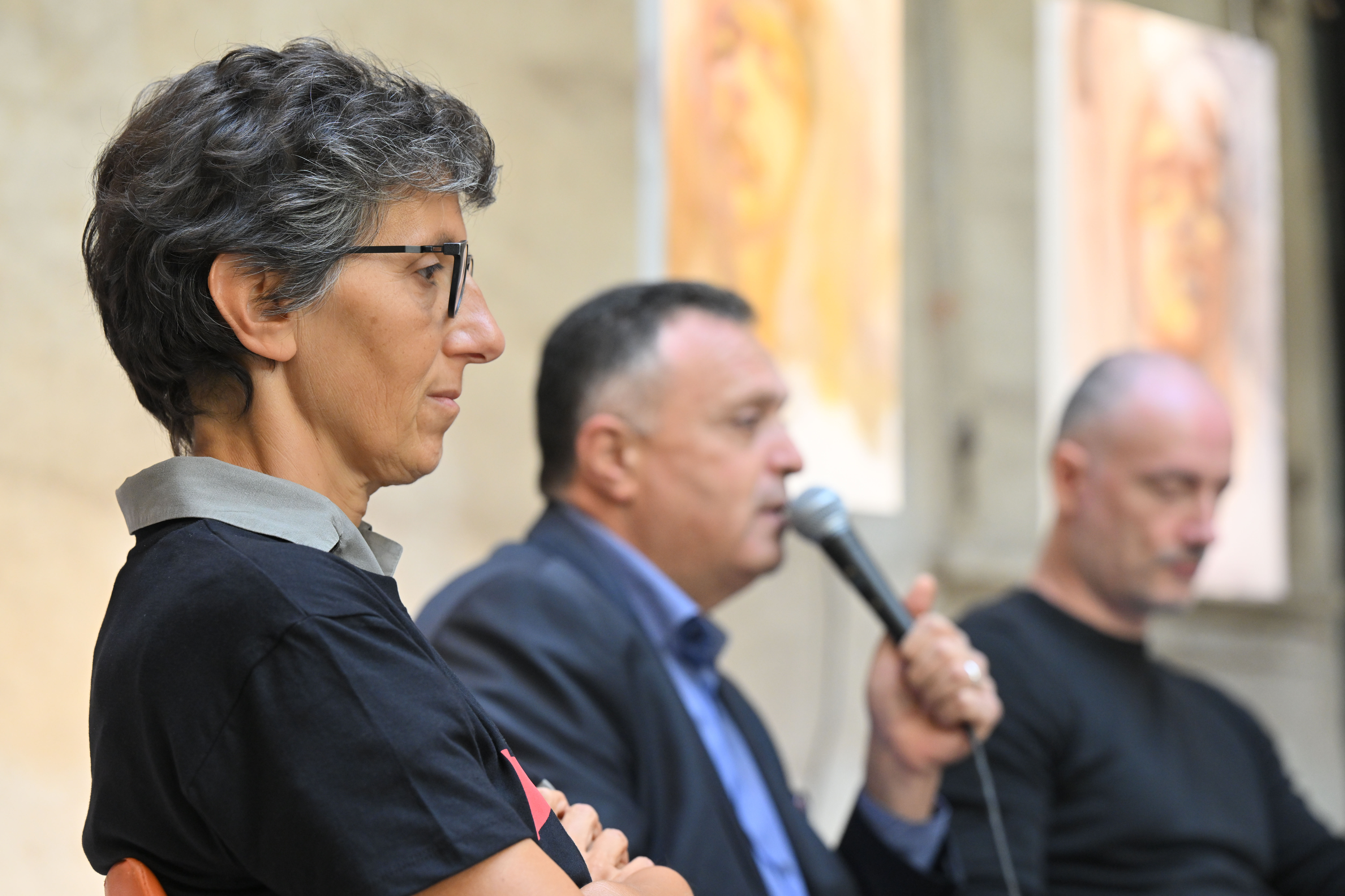 "Novinarstvo pod okupacijom: Nasilje nad ljudima i narativ". Photo: Ziga Zivulovic jr./PIXSELL/F.A. BOBO