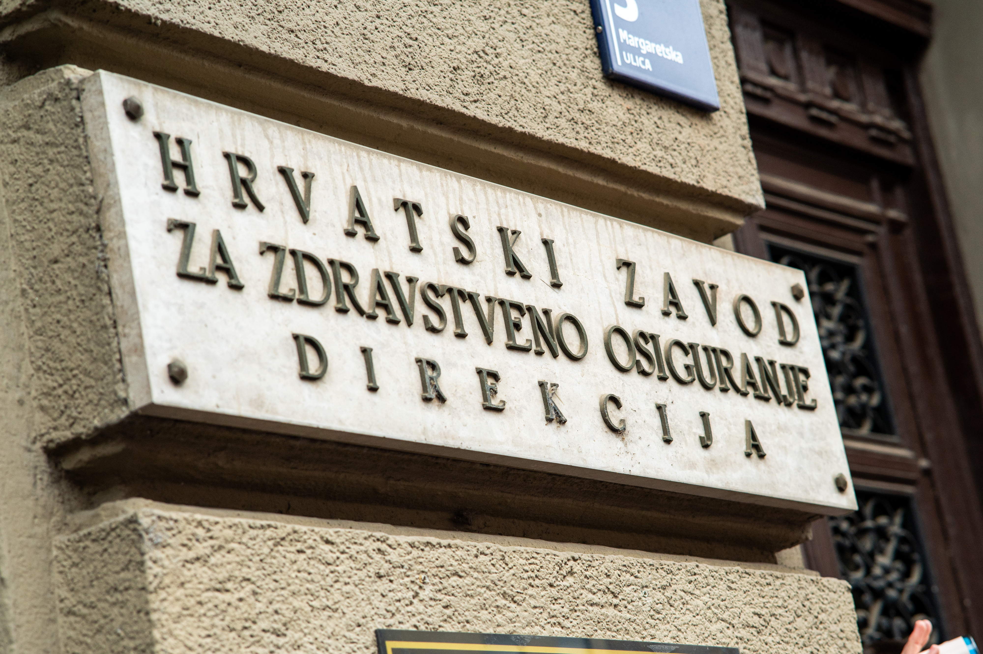 15.03.2025., ispred prostorija direkcije HZZO-a, Zagreb - Prosvjed KoHom, Koordinacija hrvatske obiteljske medicine održala je prosvjed pod nazivom "HZZO godinama sustavno uništava obiteljsku medicinu - do kada?" Photo: Luka Antunac/PIXSELL