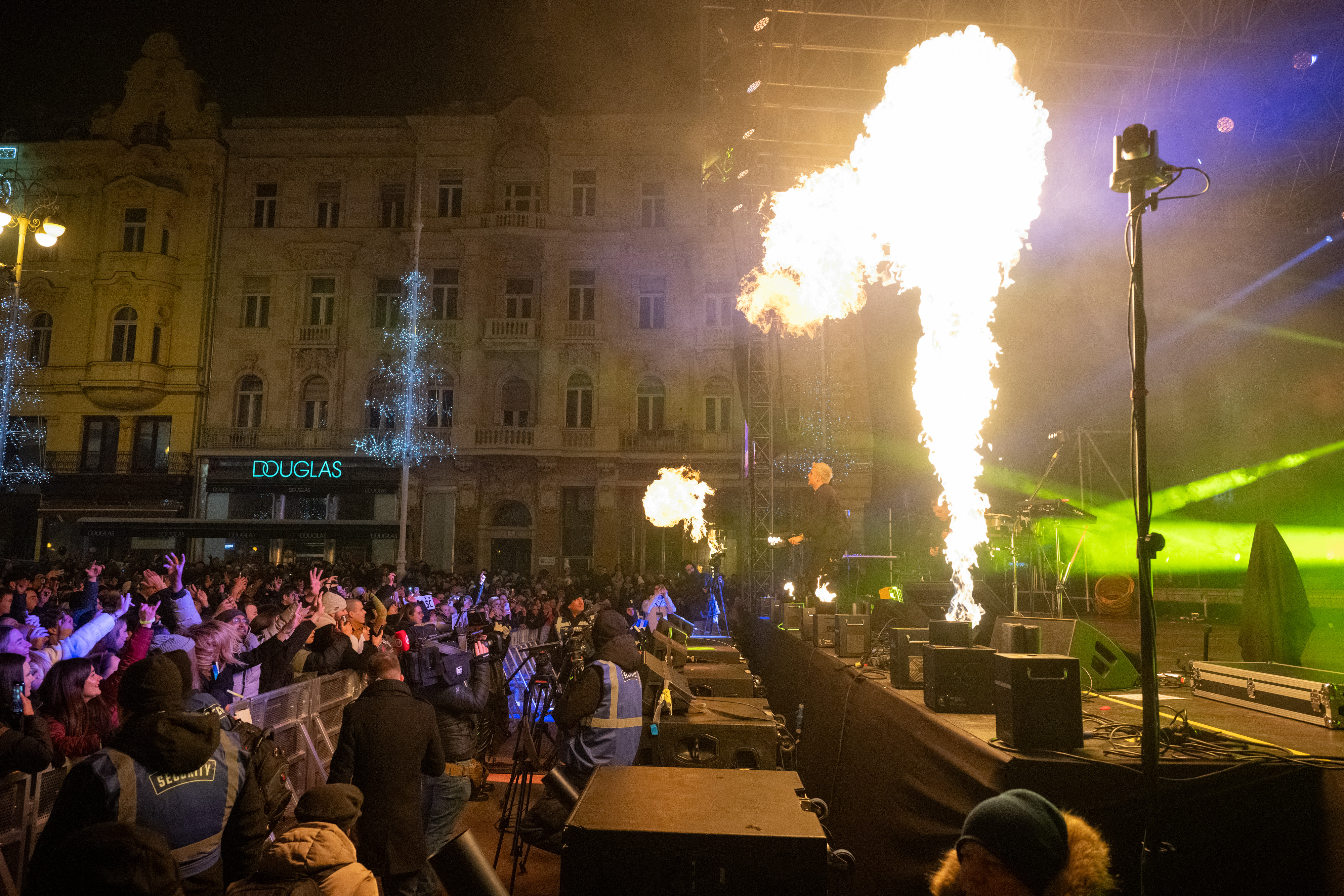 01.01.2025., Zagreb - Koncert Baby Lasagne na trgu. Photo: Neva Zganec/PIXSELL