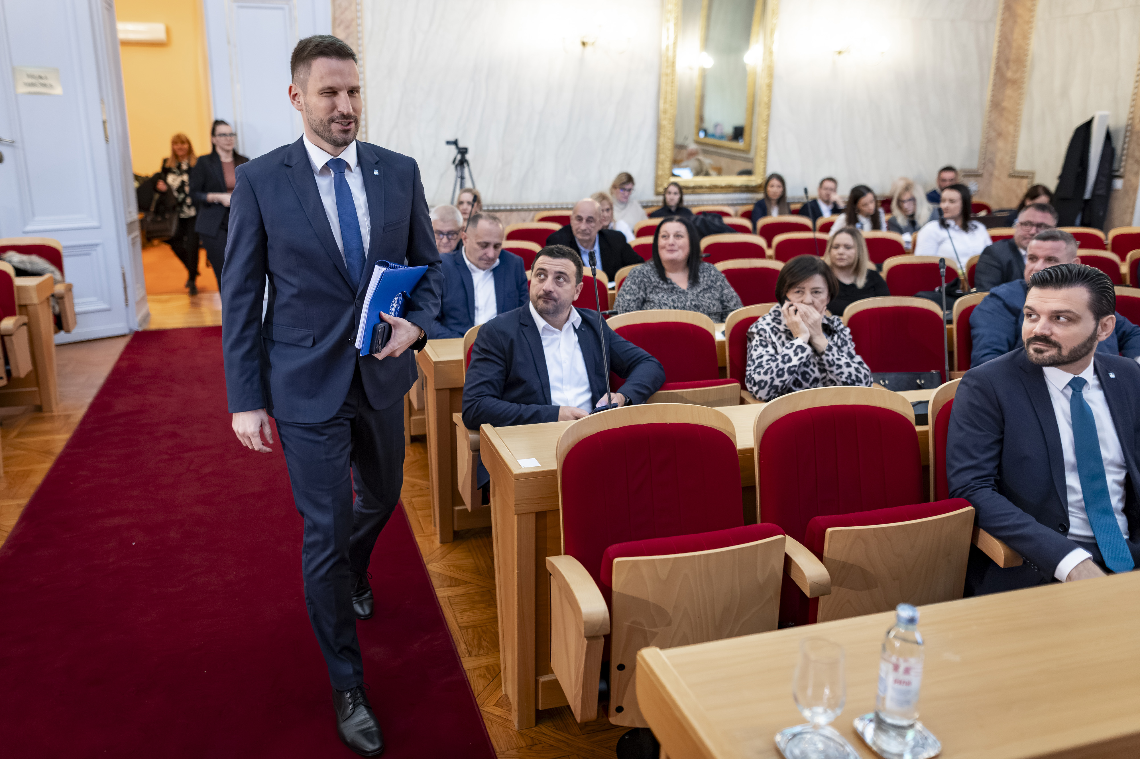 U Velikoj vijecnici u Osijeku odrzana 4. sjednica Gradskoga vijeca Grada Osijeka Photo: Davor Javorovic/PIXSELL
