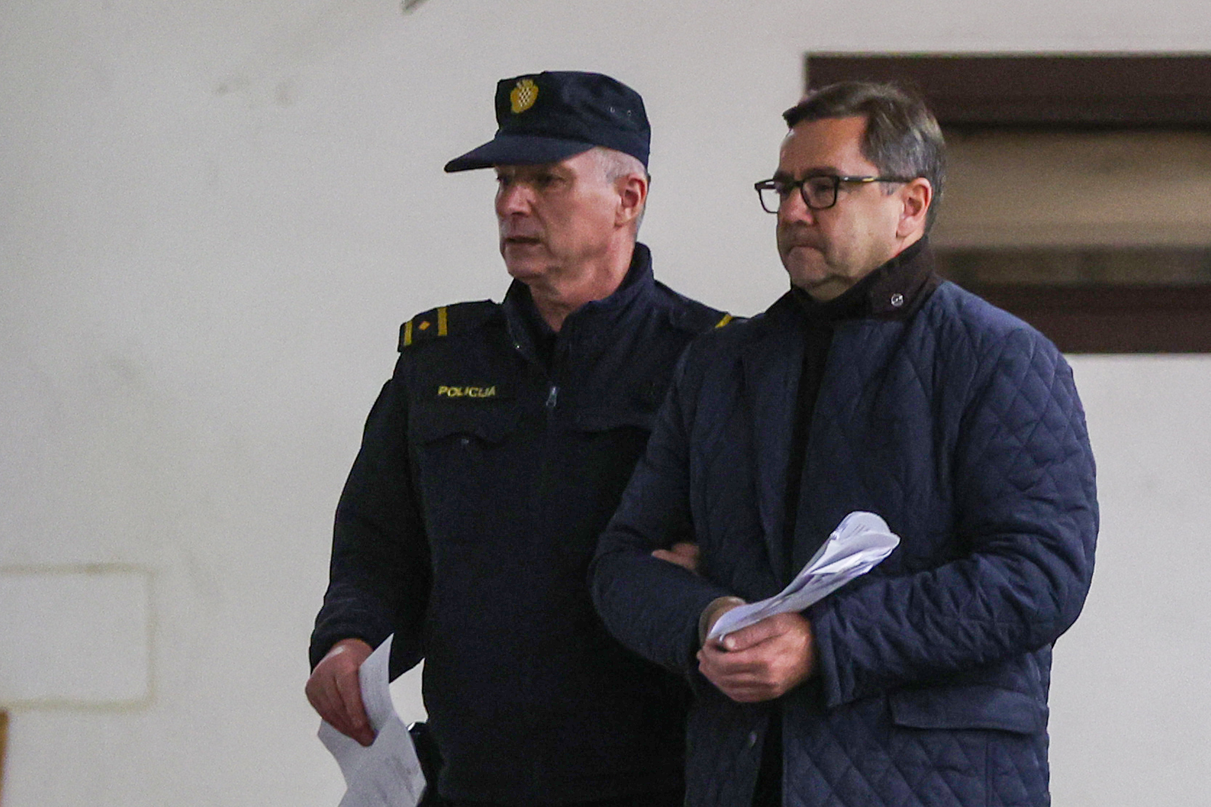 28.11.2025., Branimirova, USKOK, Zagreb - Na ispitivanje u USKOK doveden je Andrija Mikulic.  Photo: Goran Stanzl/PIXSELL