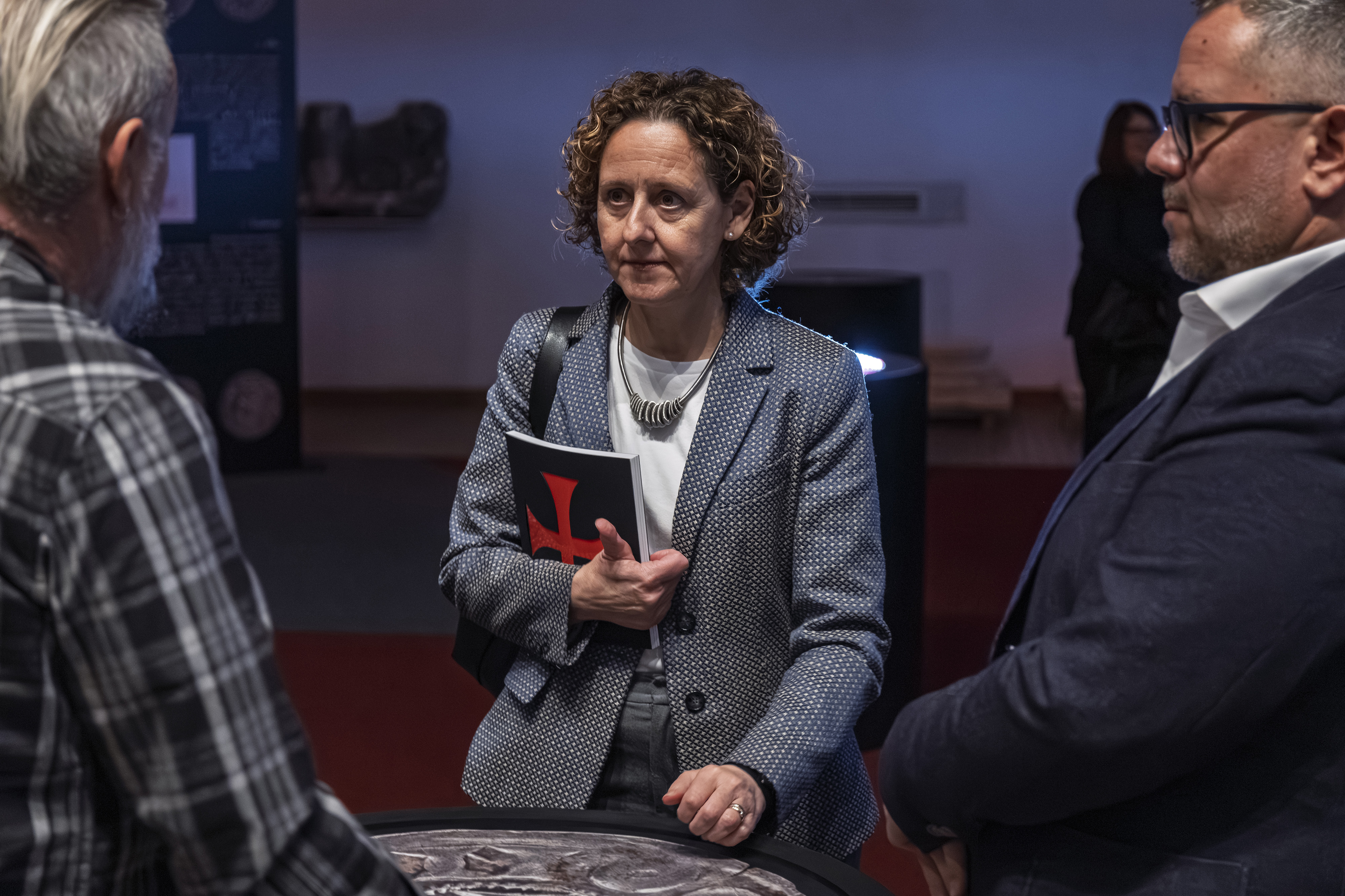 01.12.2025., Osijek - Arheoloski muzej, Otvorenje izlozbe Batina – Blago kriza: Nalaz srebrnog novca iz vremena Prvog krizarskog rata. Photo: Davor Javorovic/PIXSELL