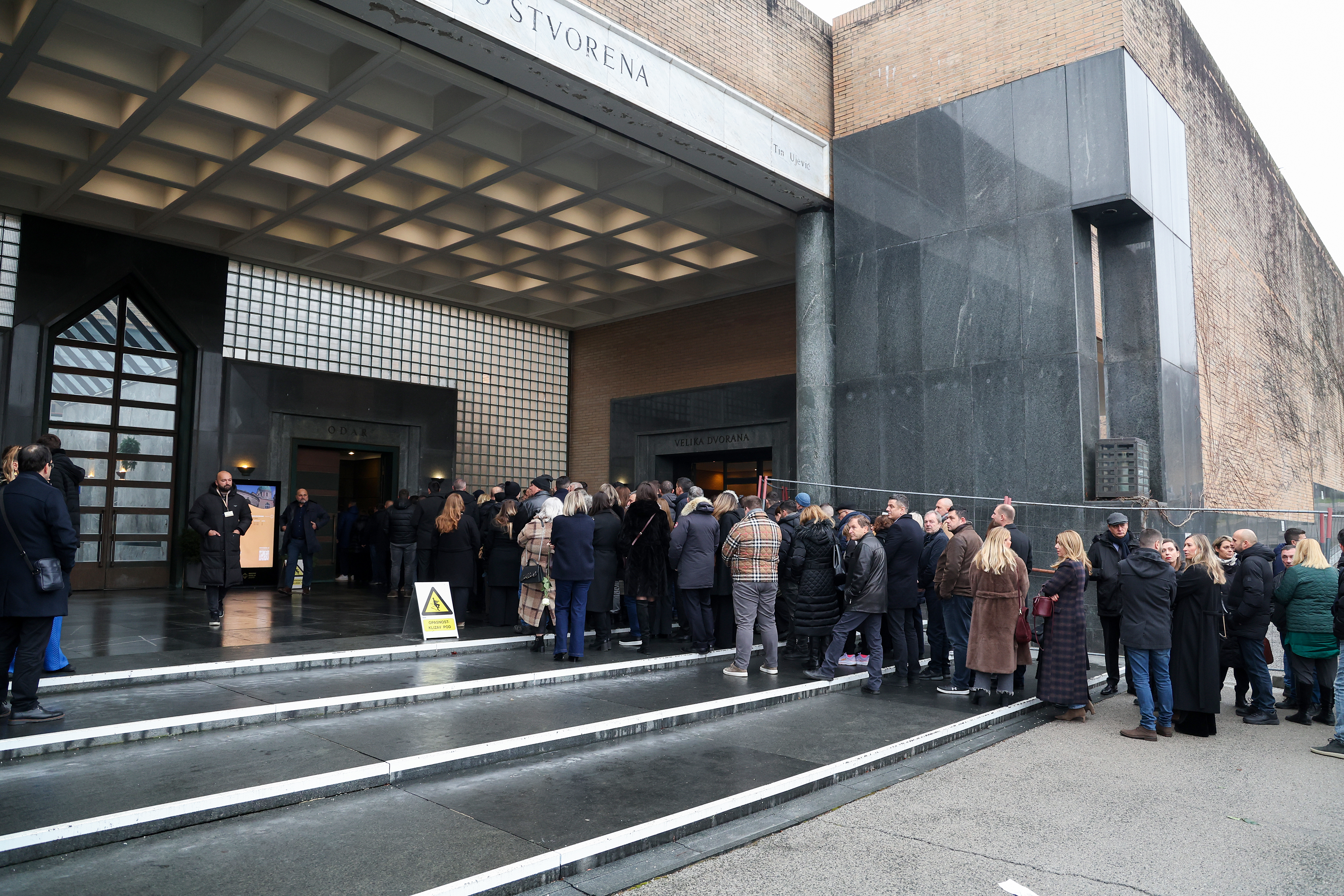 Sanjin Španović, sprovod